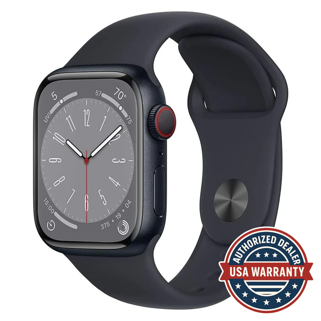 Apple Watch Series 8 GPS 45mm Aluminum Case with Sport Band (Midnight) (Used) - Image 2