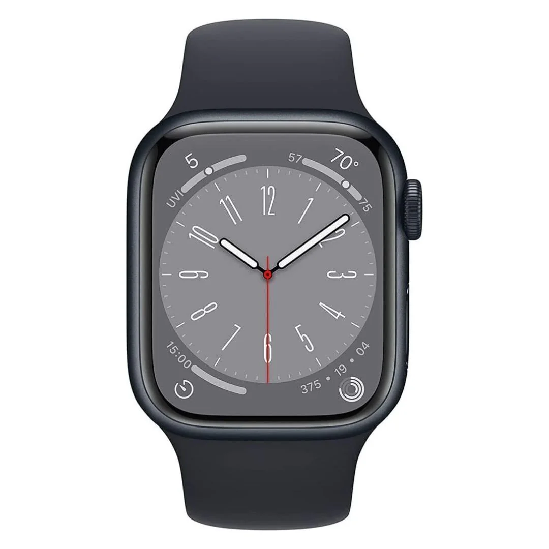 Apple Watch Series 8 GPS 45mm Aluminum Case with Sport Band (Midnight) (Used) - Image 4