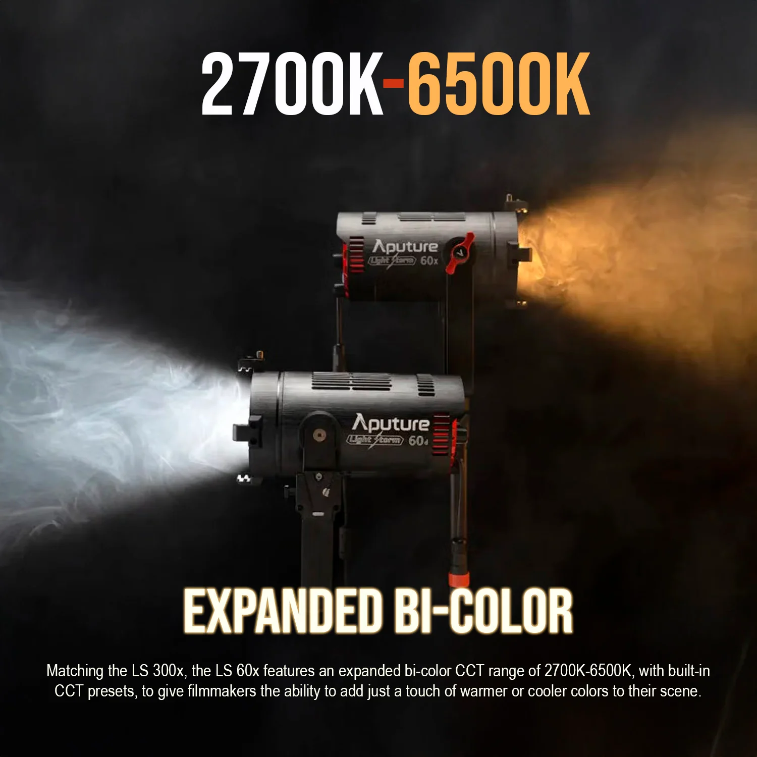 Aputure LS 60X Bi-Color Focusing LED with Spotlight Mini Zoom for LS 60d and 60x LED Lights Bundle - Image 5