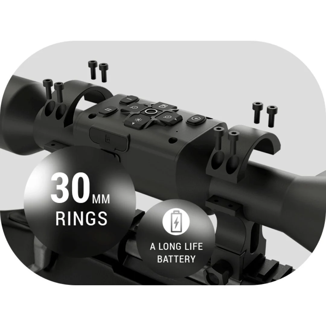ATN X-Sight 5 3-15x Ultra HD 4K Plus Weather-Resistant Day and Night Vision Rifle Scope (Black) - Image 3