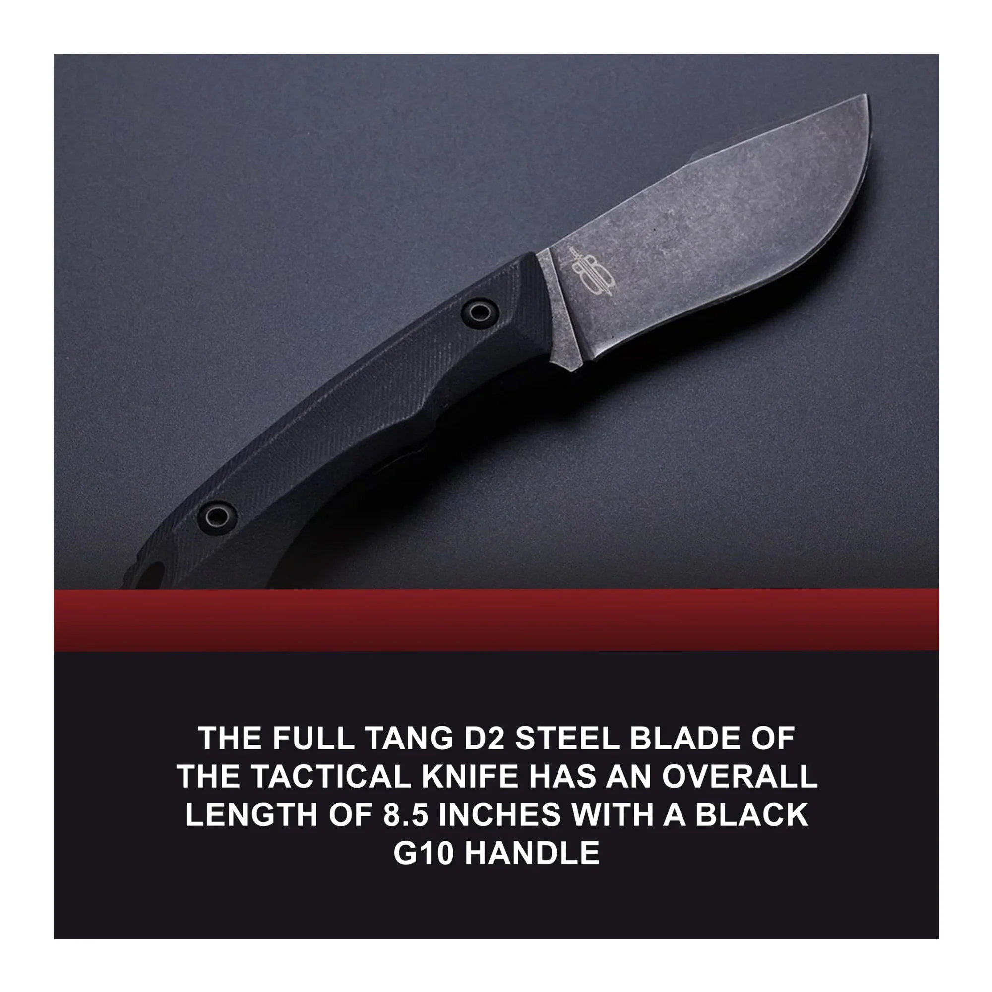 BNB Knives Piranha Precision Knife (Army Black) - Image 7