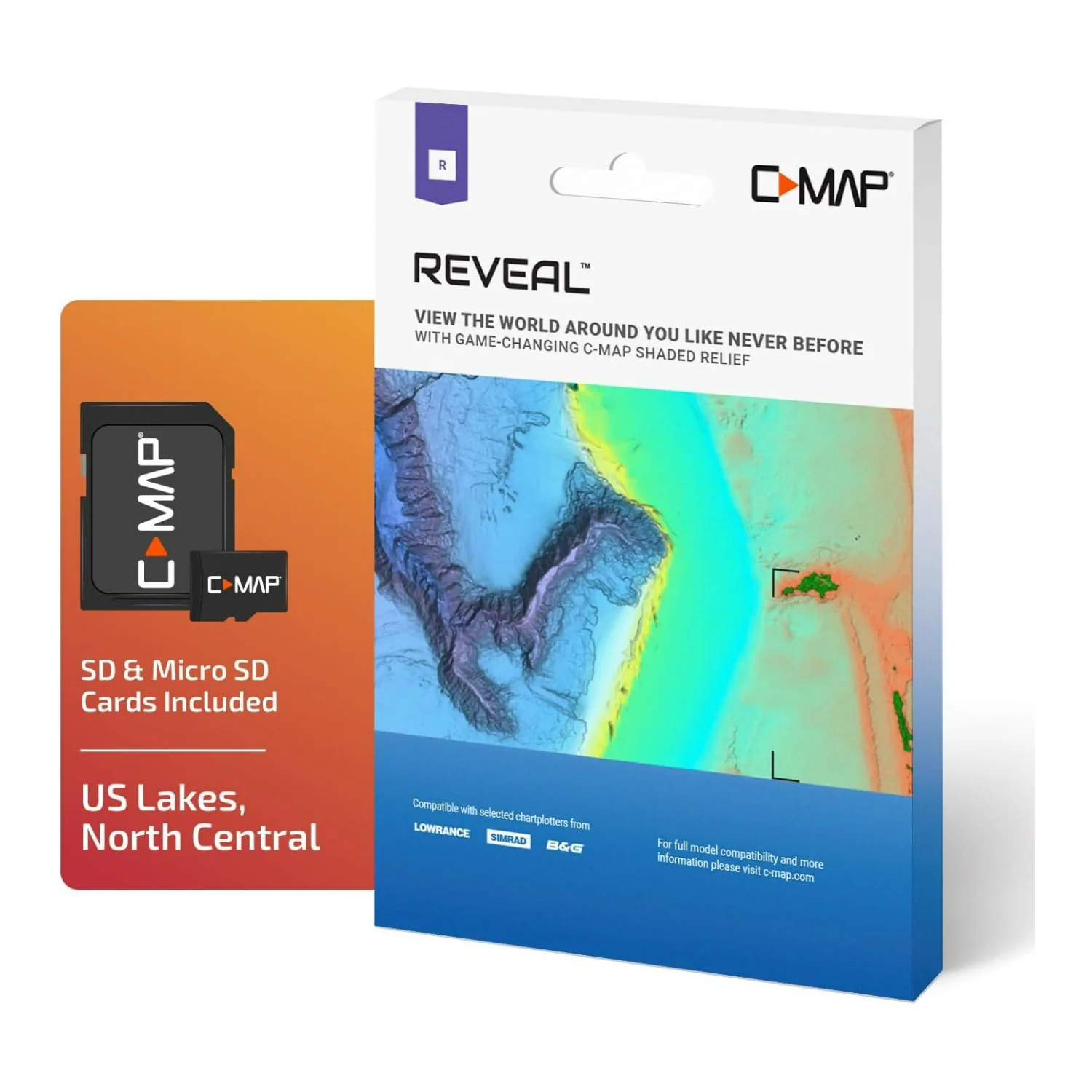 C-MAP Reveal - US Lakes North Central, Map Card for Marine GPS Navigation - Image 2