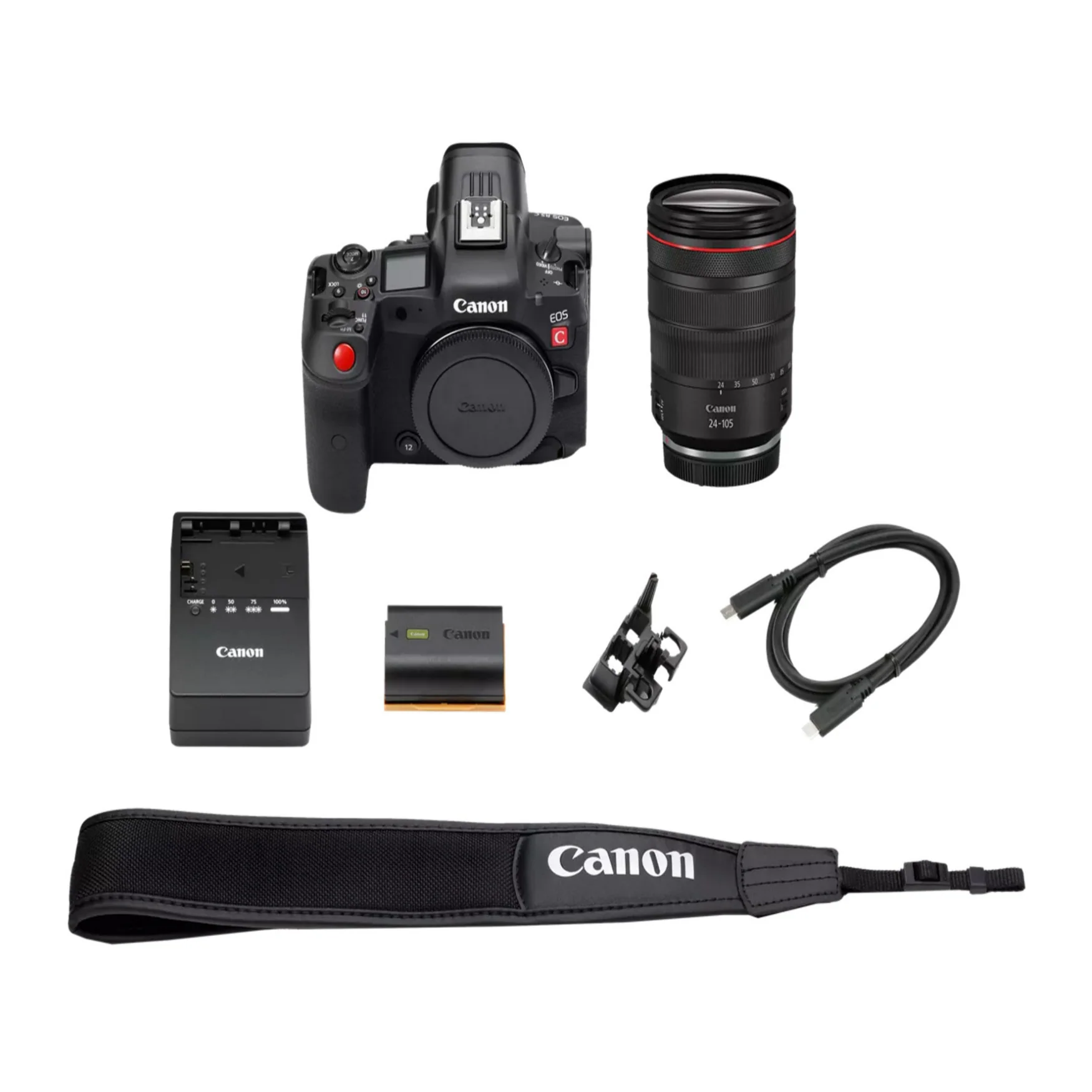 Canon EOS R5 C Mirrorless Cinema Camera Kit (2× Magnification) (Open Box) - Image 3