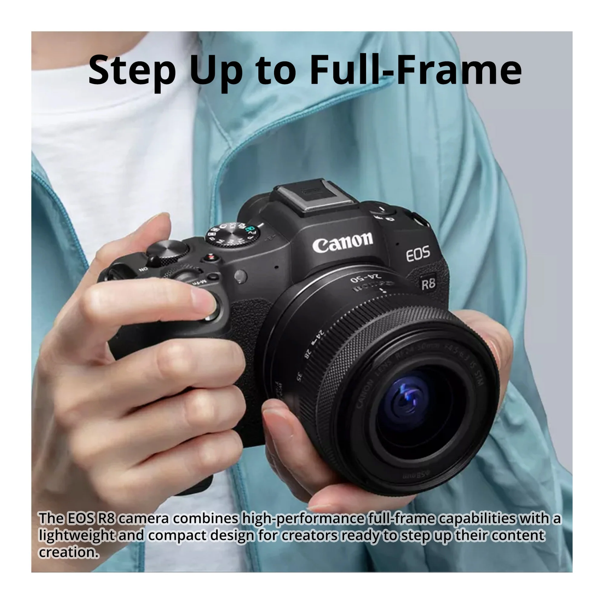 Canon EOS R8 Mirrorless Camera with 128GB SD Card and Software Suite Bundle - Image 2