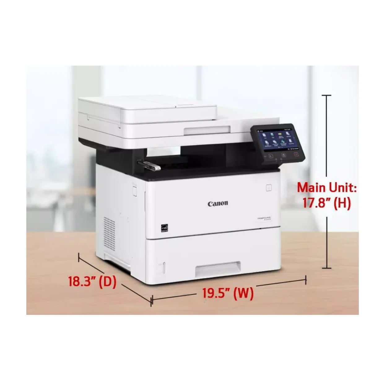 Canon imageCLASS D1620 Duplex Laser Printer (Used) - Image 7