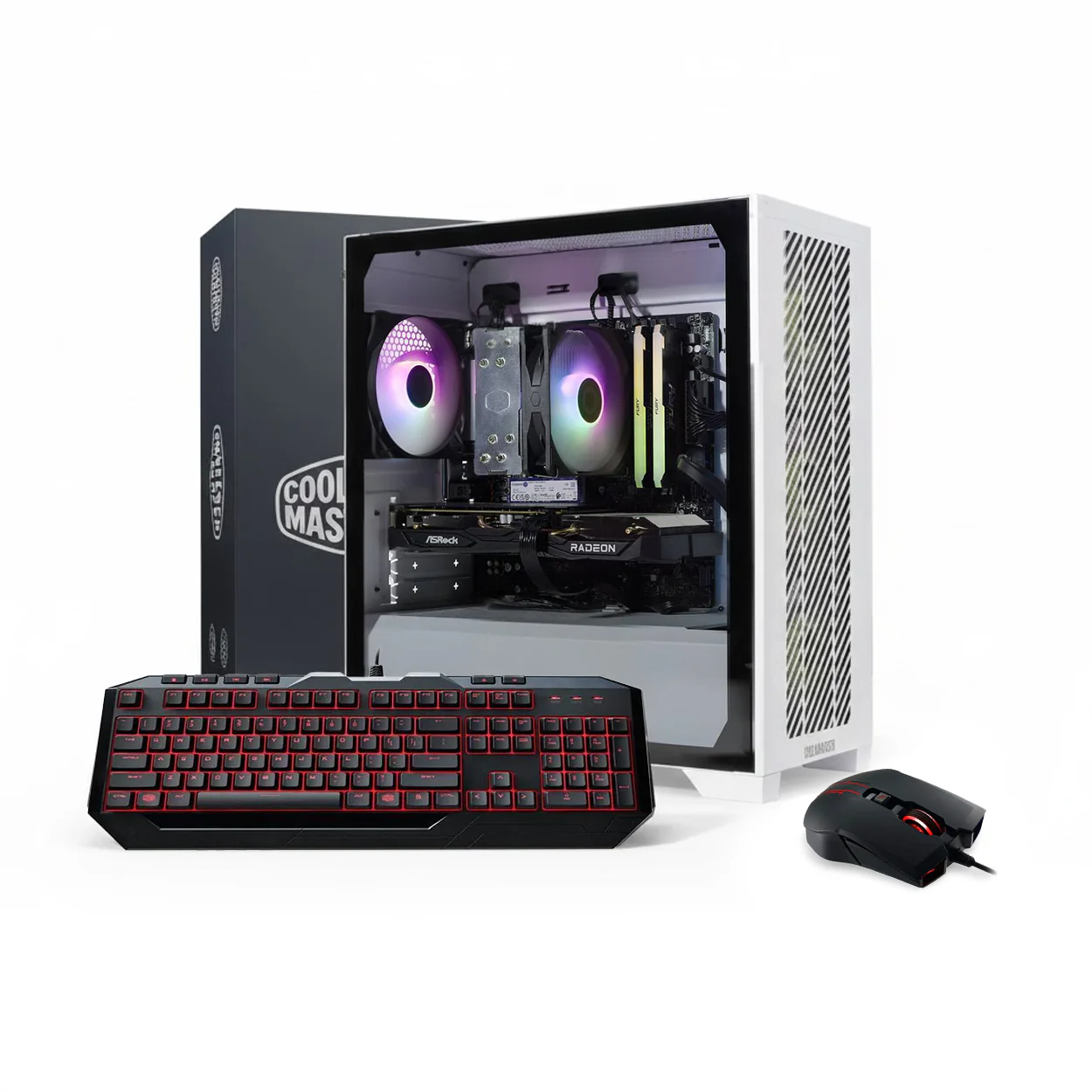 Cooler Master WHITE R7 5700GT/32GB/1TB/ GTX 4060 8GB Card Gaming Desktop - Image 7