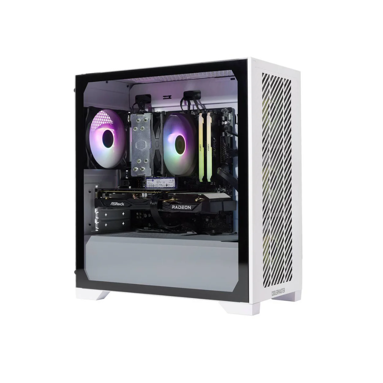 Cooler Master WHITE R7 5700GT/32GB/1TB/ GTX 4060 8GB Card Gaming Desktop - Image 4