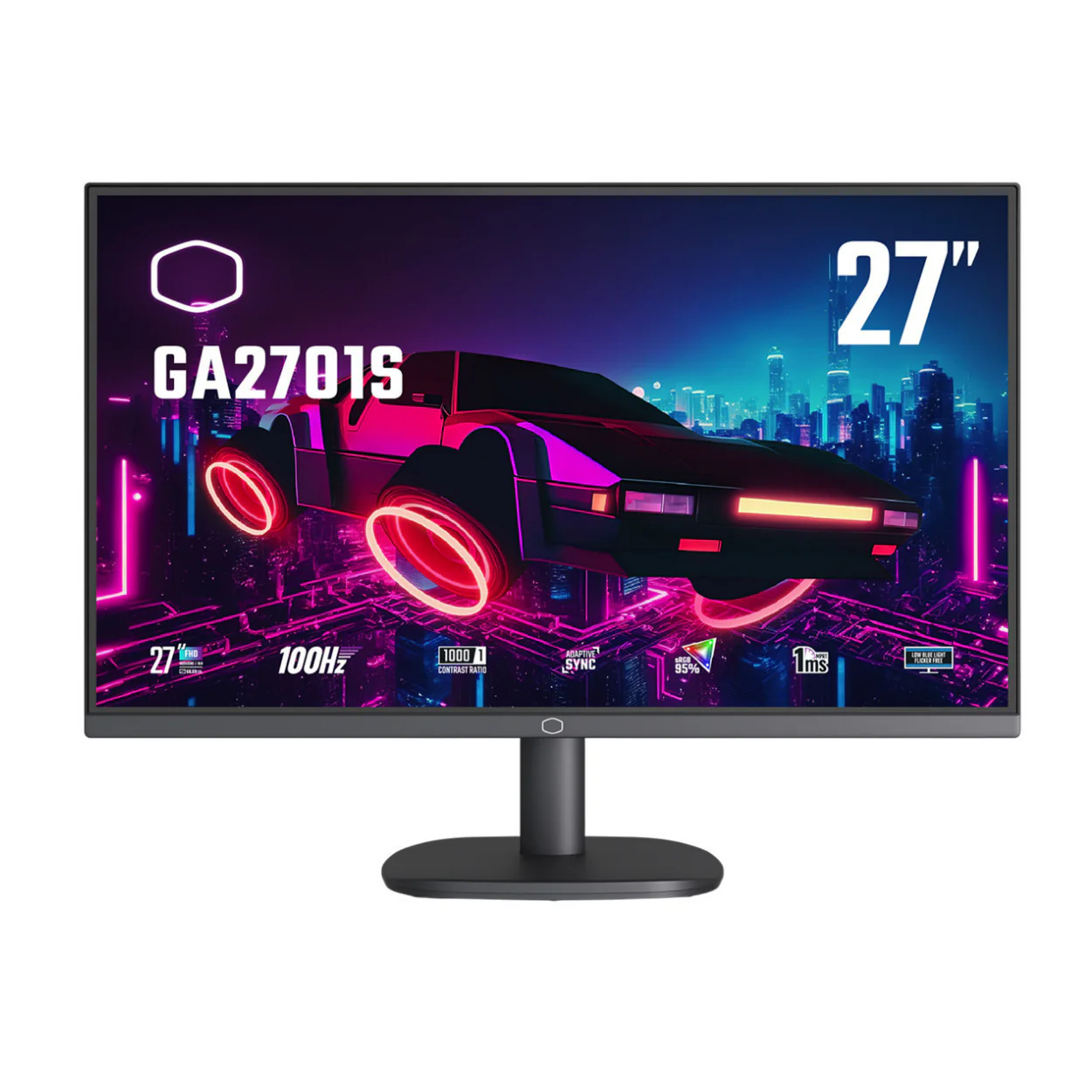 Cooler Master GA2701S 27-Inch FHD Gaming Monitor with 100Hz IPS Panel and Slim Design (Black) - Image 4