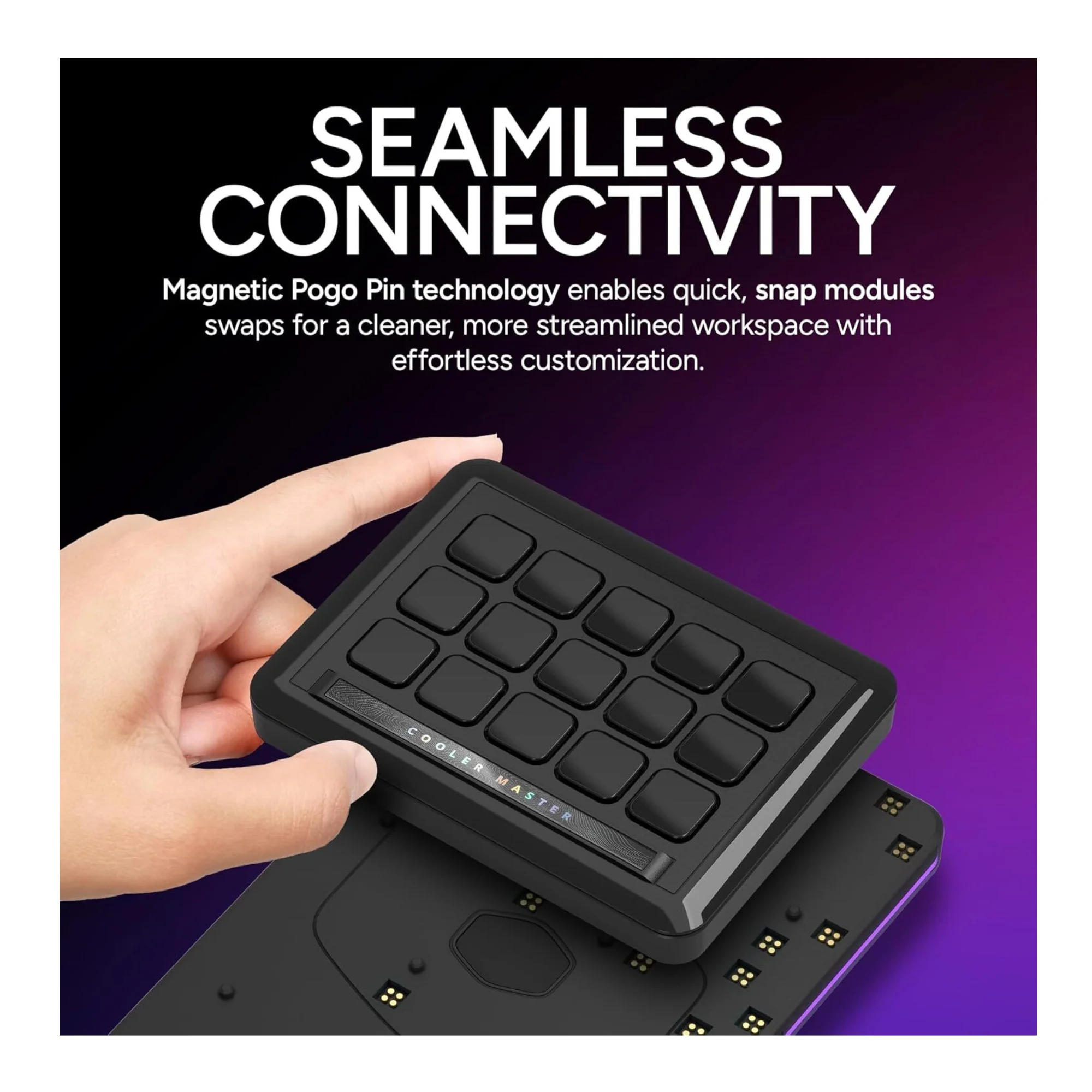Cooler Master MasterHUB Modular Controller Stream Kit with 15 Programmable Keys - Image 6
