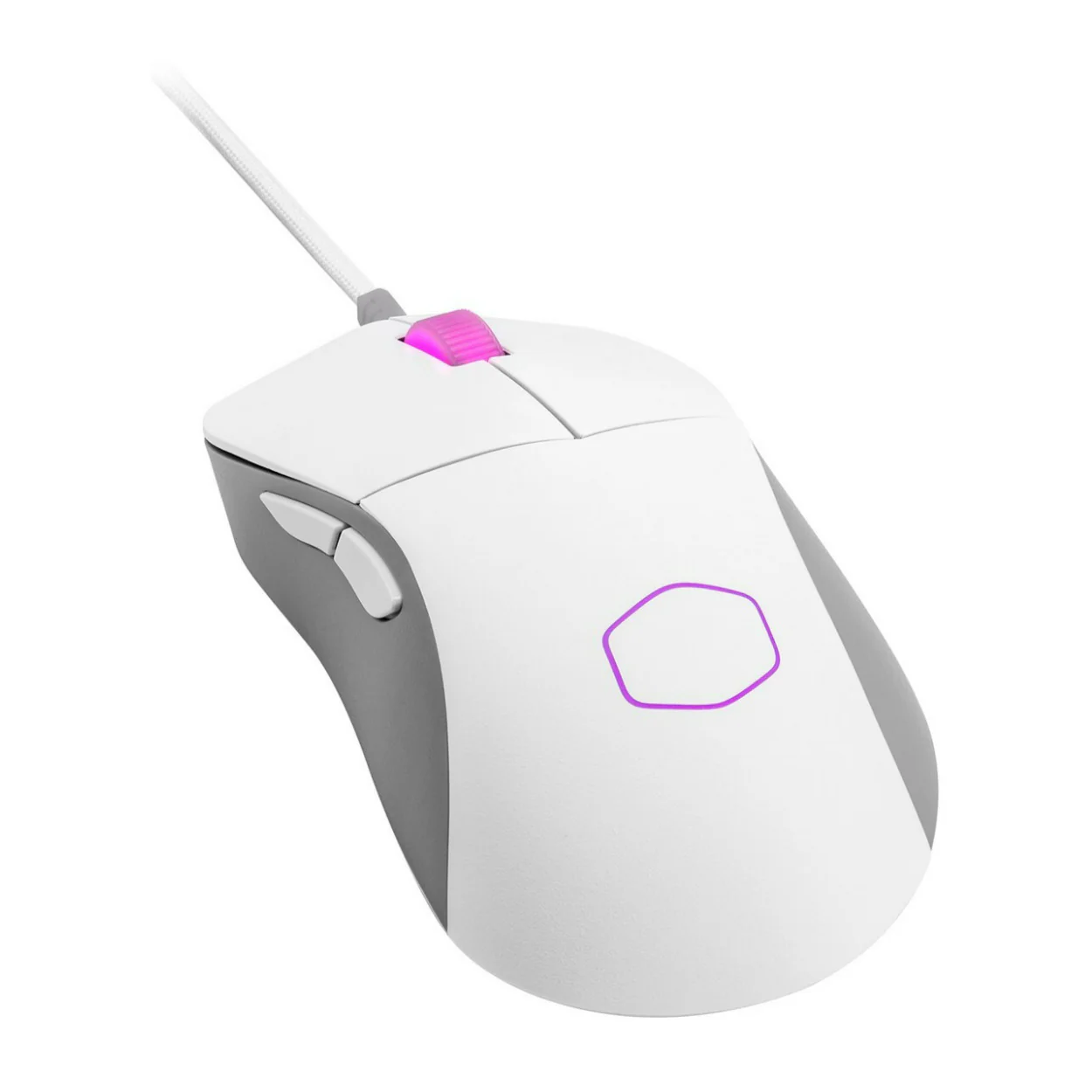 Cooler Master MM730 Ergonomic Design Gaming Mouse with 16,000 DPI Sensor, PTFE Feet (White) - Image 3