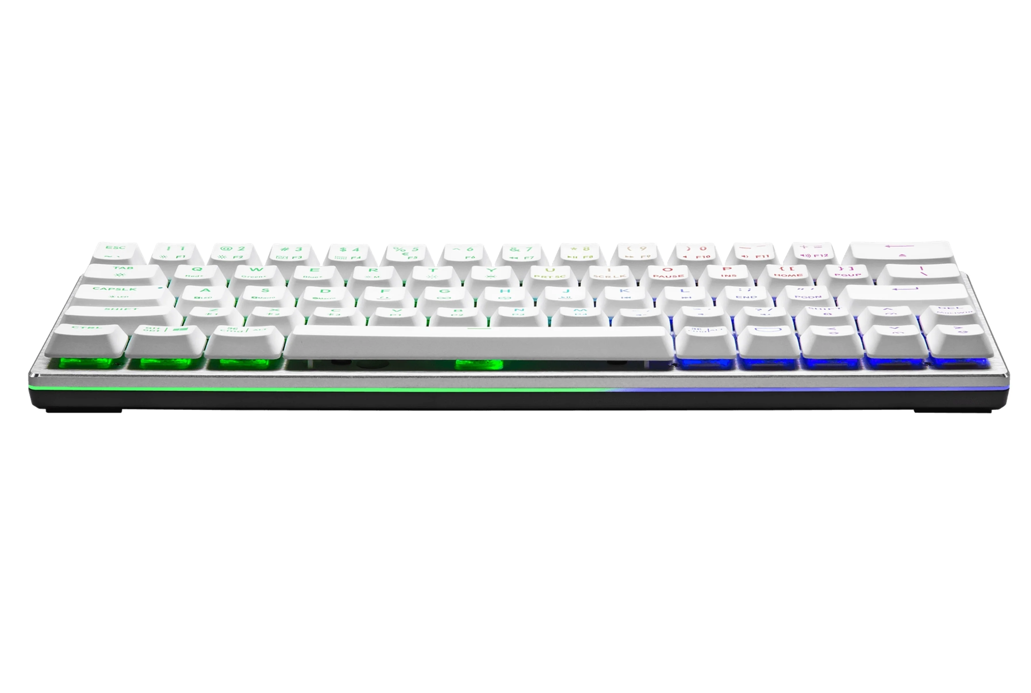 Cooler Master SK622 Wireless Bluetooth Mechanical Low Profile Gaming Keyboard with Tactile Brown Switches (Silver/White) - Image 4