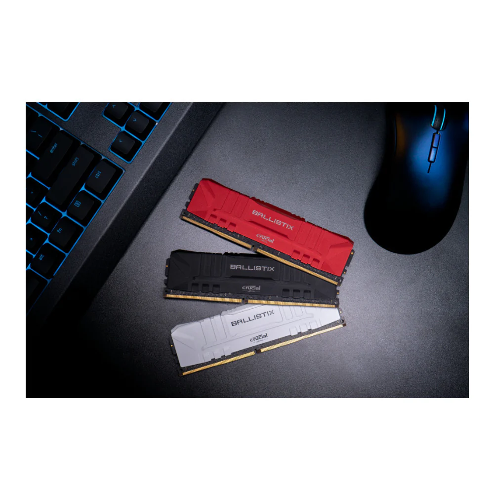 Crucial Ballistix CL15 UDIMM 32GB DDR4-3000 Gaming Memory Kit (2 x 16GB, Red) - Image 3
