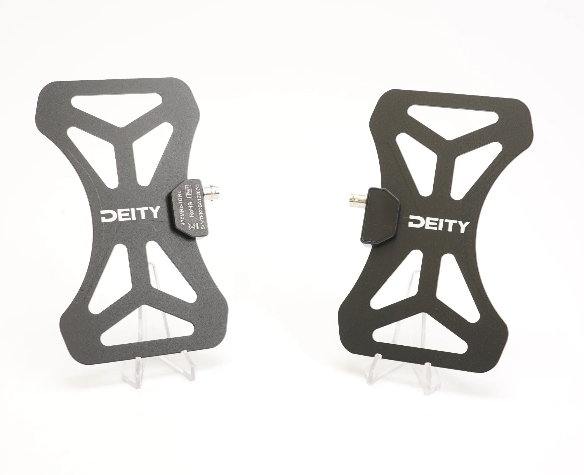 Deity BF1 470MHz to 1GHz Omnidirectional Lightweight Black Butterfly Antenna (Used)