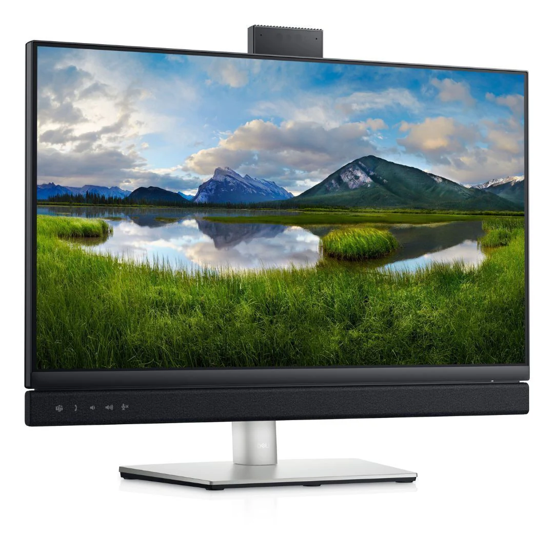 Dell 24-Inch Video Conferencing Monitor with Dual 5W Speakers and Razor Sharp Pop-Up IR Camera - Image 2