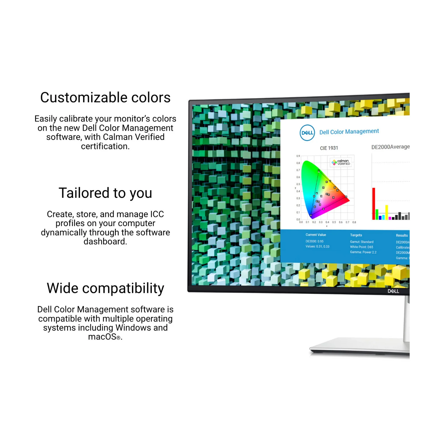 Dell UltraSharp U3425WE 34-In. UW-QHD Curved LED Monitor 120Hz (Black/Silver) (Used) - Image 8