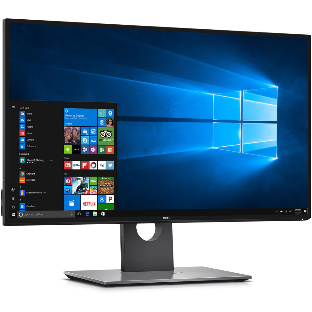 Dell UltraSharp U2717D Monitor, 27" QHD InfinityEdge, HDMI/DisplayPort (Certified Refurbished) - Image 2