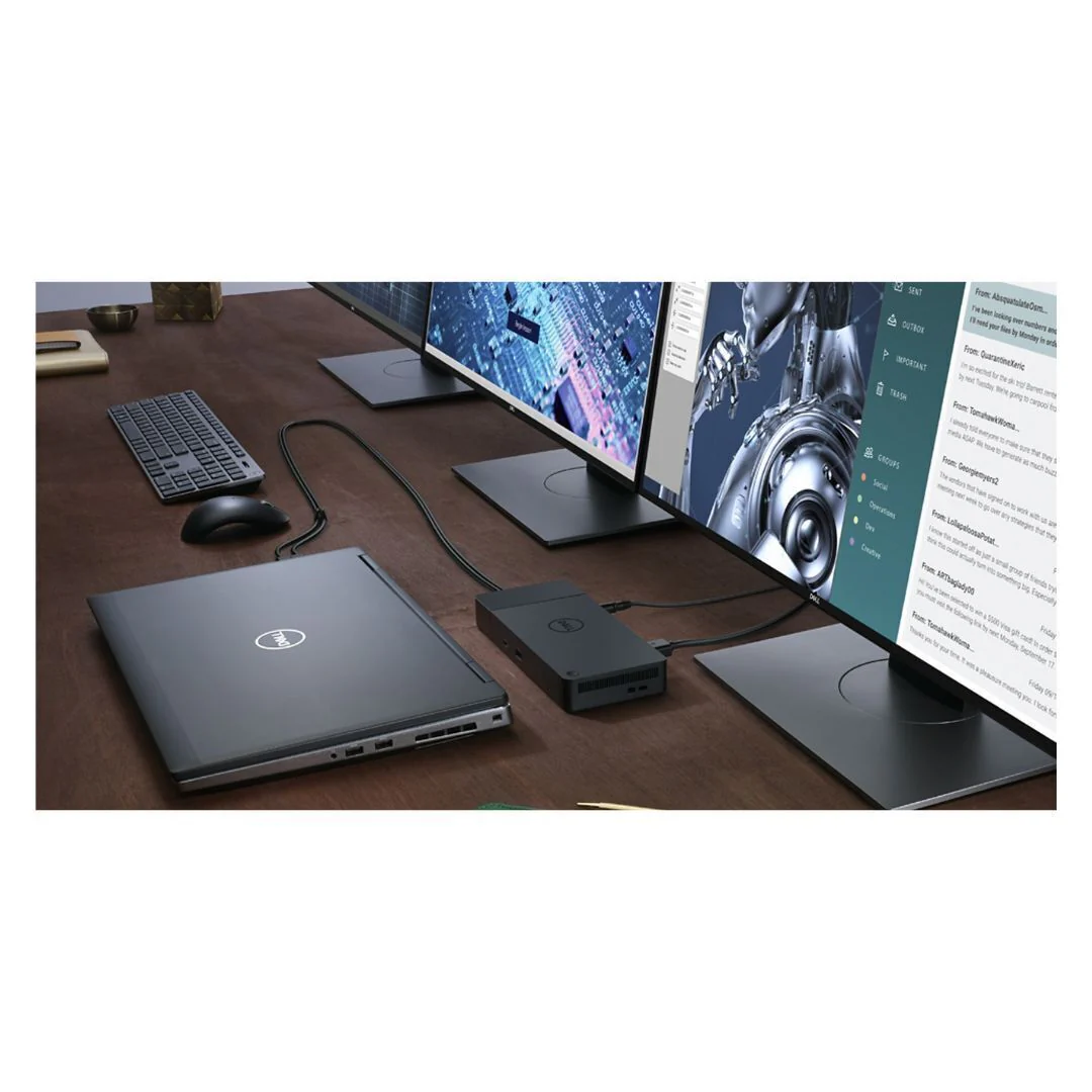 Dell WD19DCS 210W Dual USB-C Performance Dock with ExpressCharge and Dell Client Command Suite - Image 6