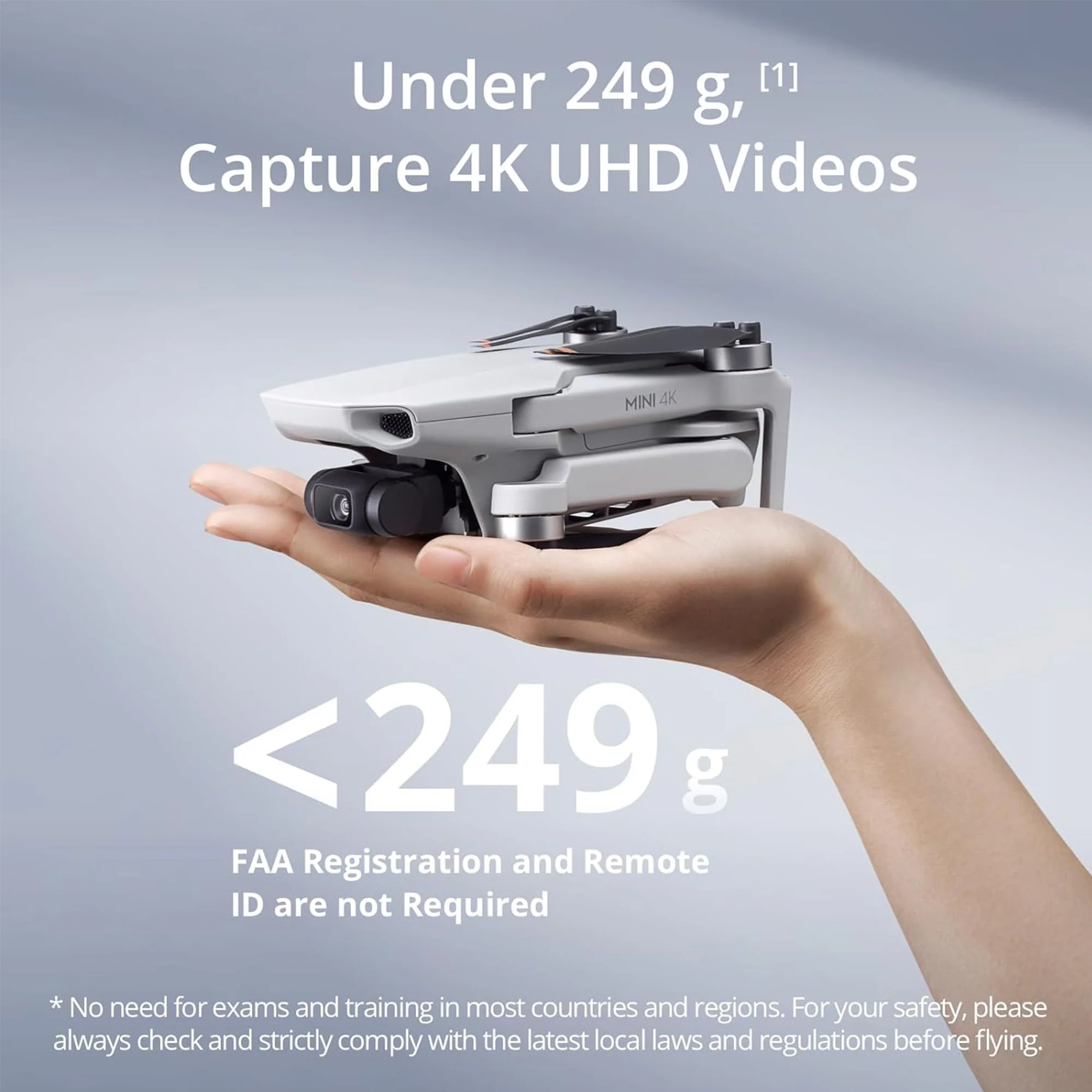 DJI Mini 4K Drone with 4K UHD Camera with 3-Axis Gimbal Stabilization and DJI Care Refresh Bundle - Image 2