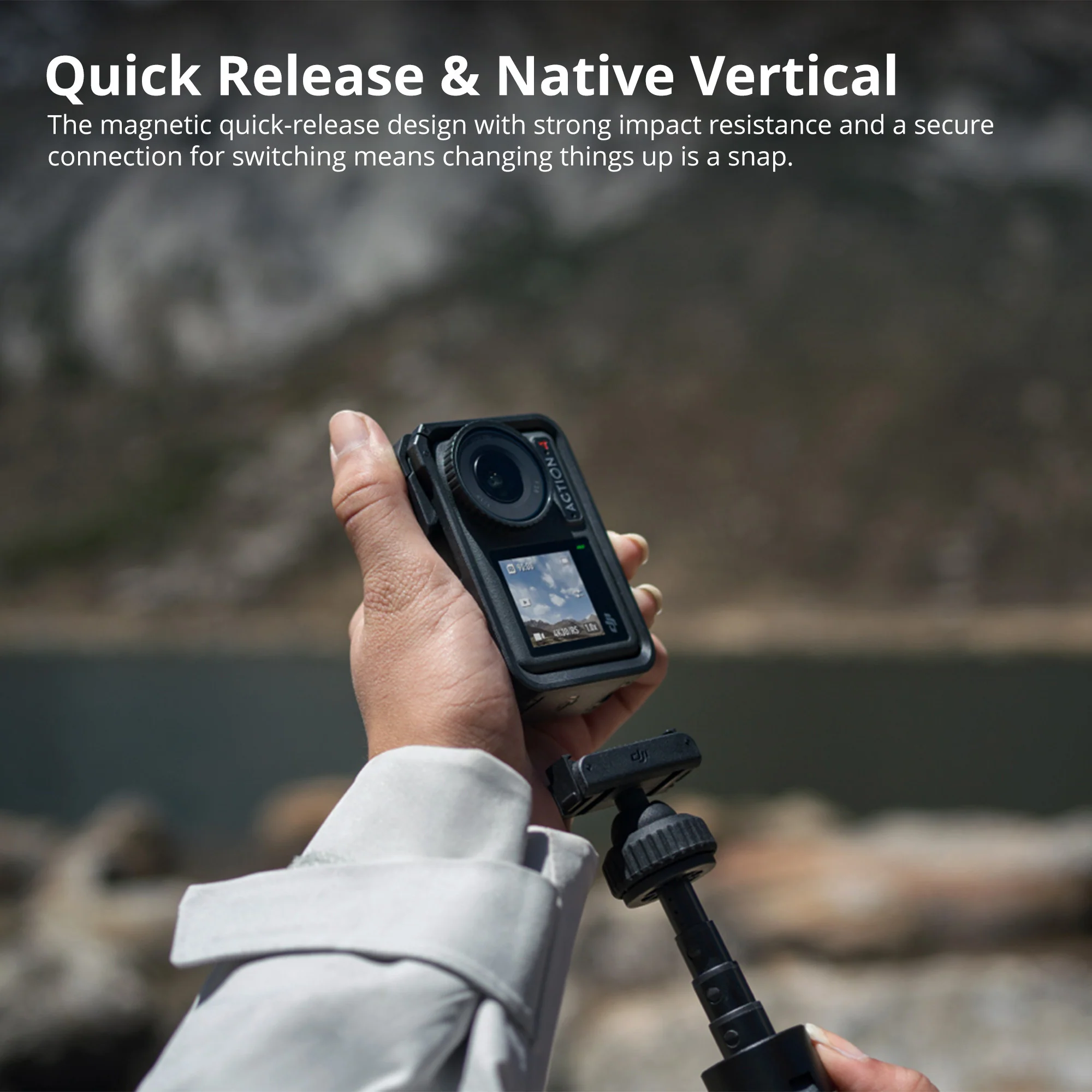 DJI Osmo Action 4 Camera Adventure Combo with 64GB MicroSDXC Memory Card Bundle - Image 6