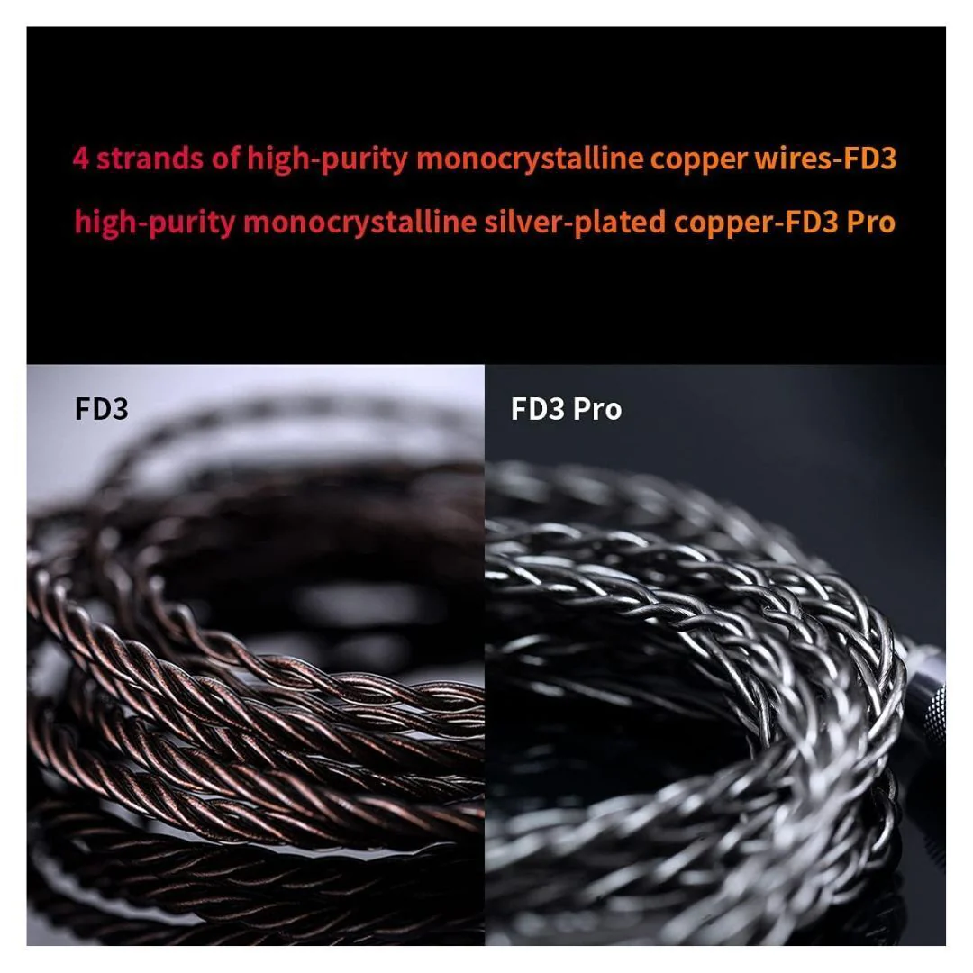 FiiO FIIOFD3PRO Dynamic In-Ear Monitor Earphones - Dlc Driver & Cable Set - Image 6