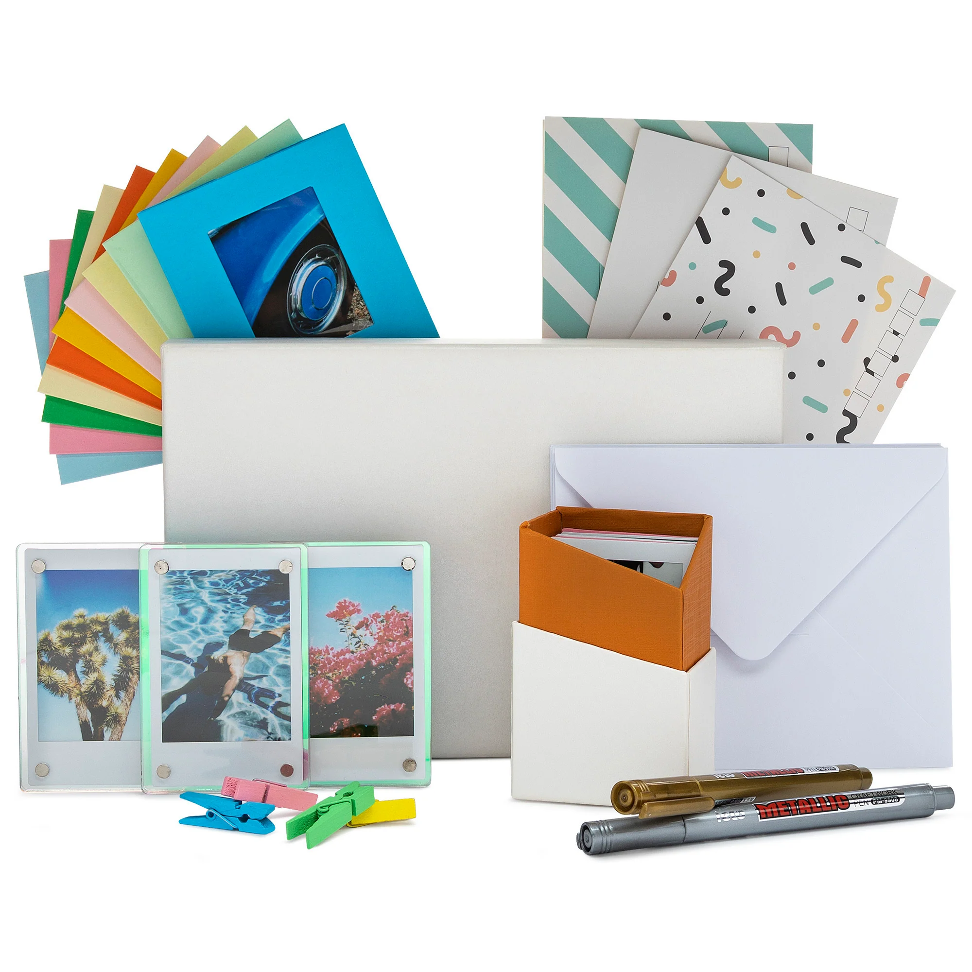 Fujifilm INSTAX Square Link Instant Printer (White) w/Instax Film Kit Bundle - Image 3