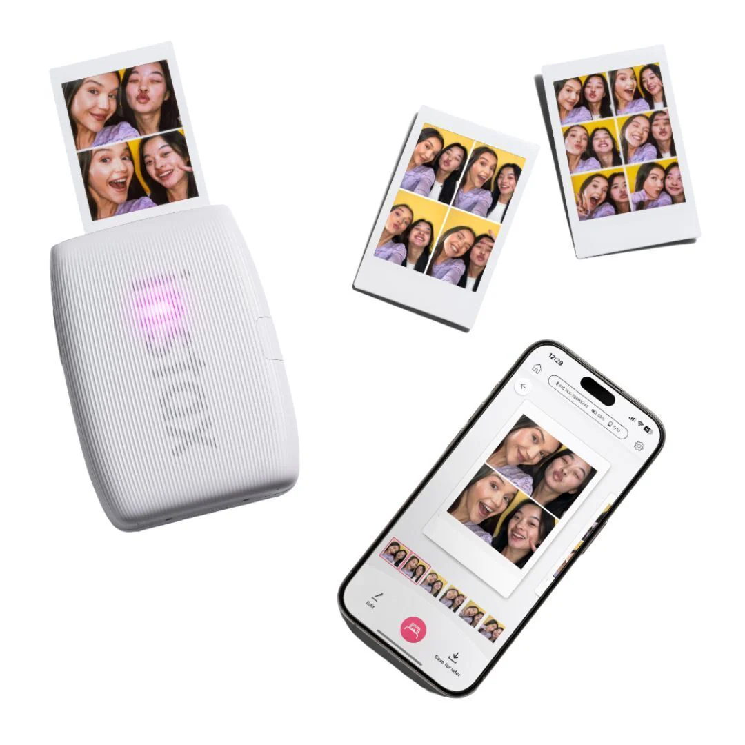 Fujifilm Instax Mini Link 3 Compact Smartphone Printer with Instax AiR Studio App (Clay White) - Image 5