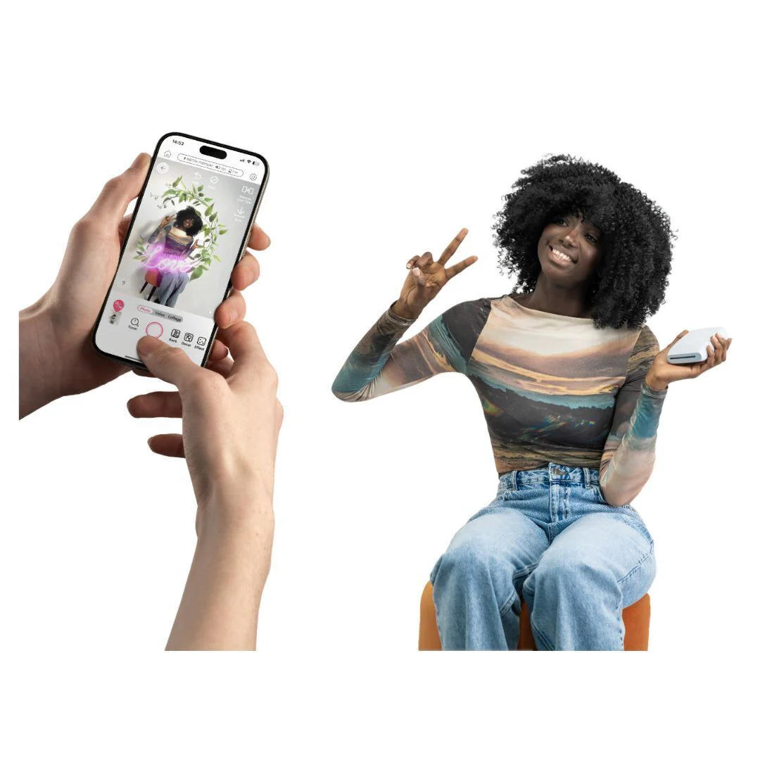 Fujifilm Instax Mini Link 3 Compact Smartphone Printer with Instax AiR Studio App (Clay White) - Image 7