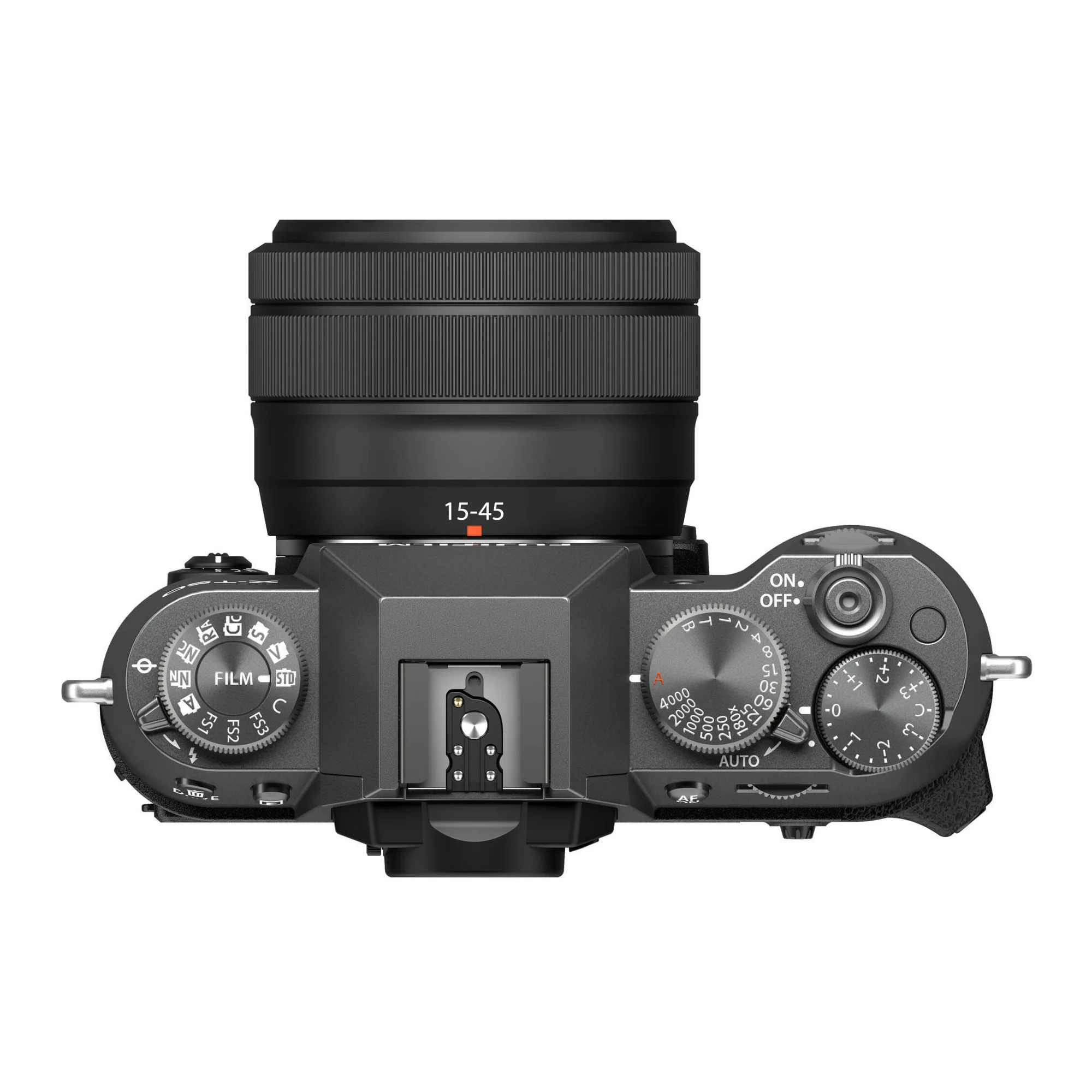 FUJIFILM X-T50 Mirrorless Camera (Charcoal Silver) with XC 15-45mm f/3.5-5.6 Lens (Black) - Image 3