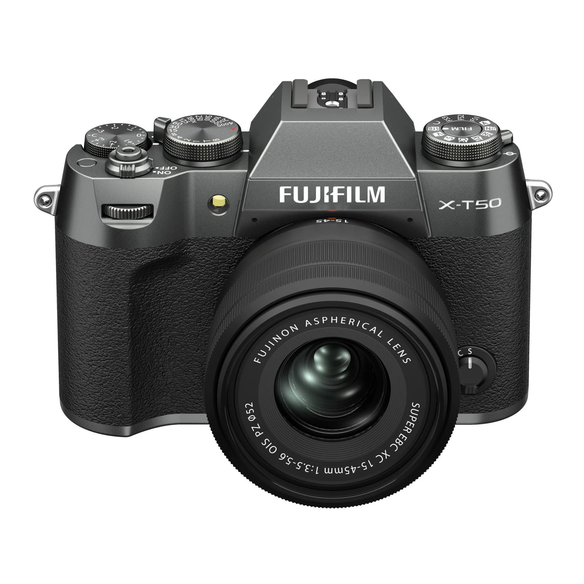 FUJIFILM X-T50 Mirrorless Camera (Charcoal Silver) with XC 15-45mm f/3.5-5.6 Lens (Black) - Image 5