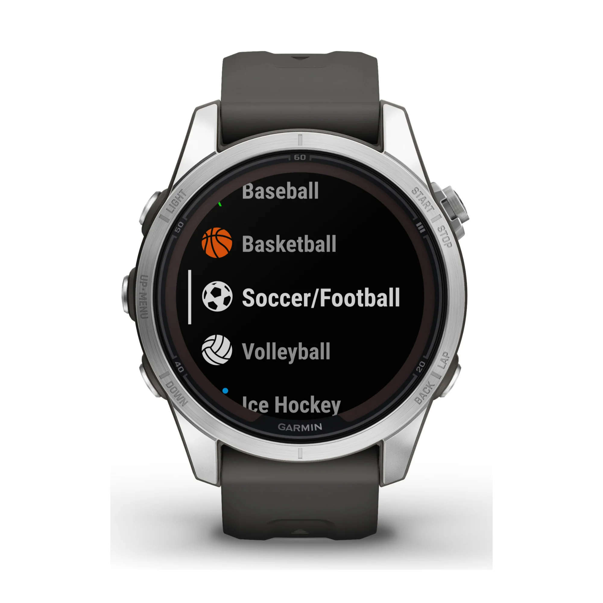 Garmin fenix 7S Pro Solar Multisport GPS Smartwatch (Silver with Graphite Band) - Image 2