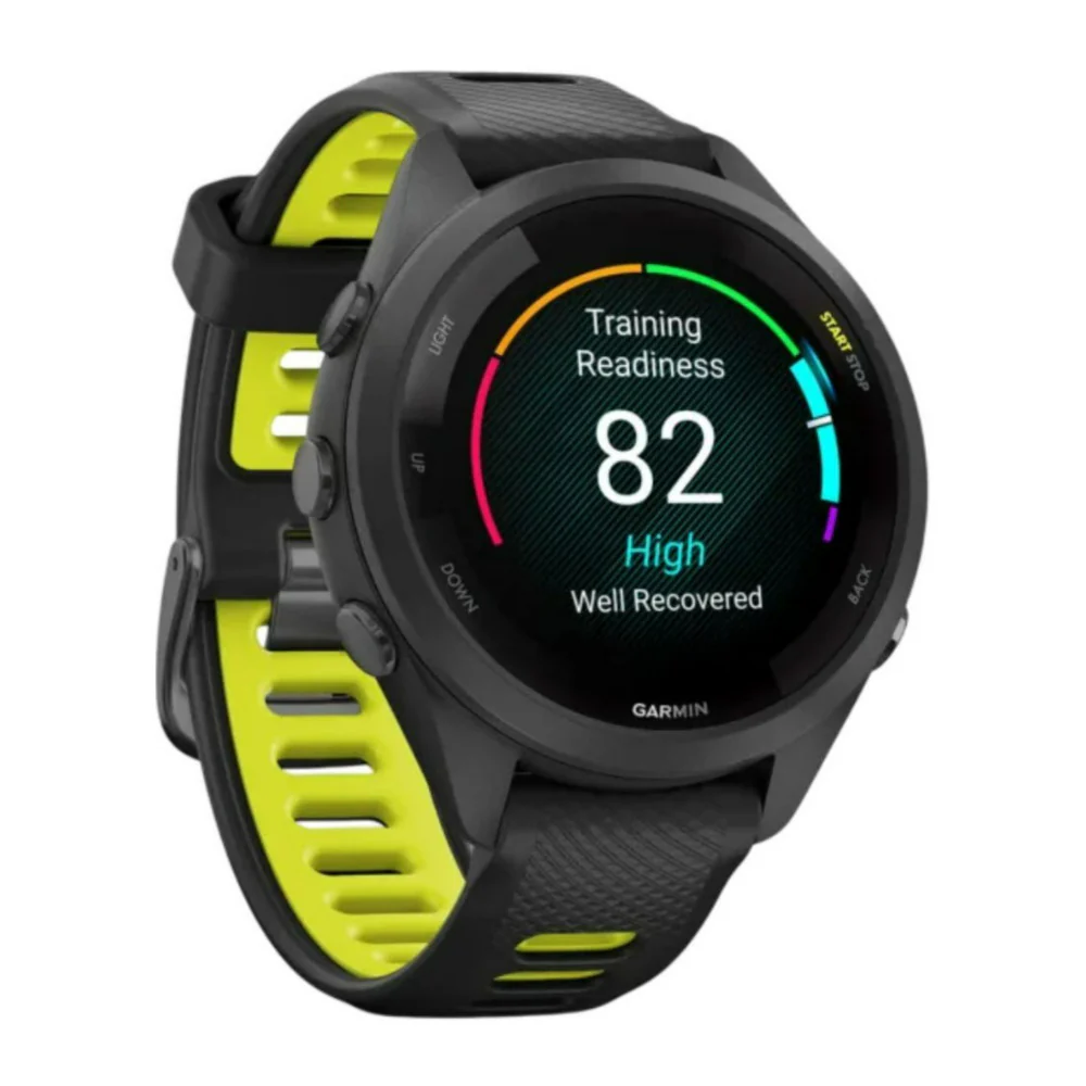 Garmin Forerunner 265S AMOLED GPS Running Smartwatch (Black/Amp Yellow) (Used) - Image 3