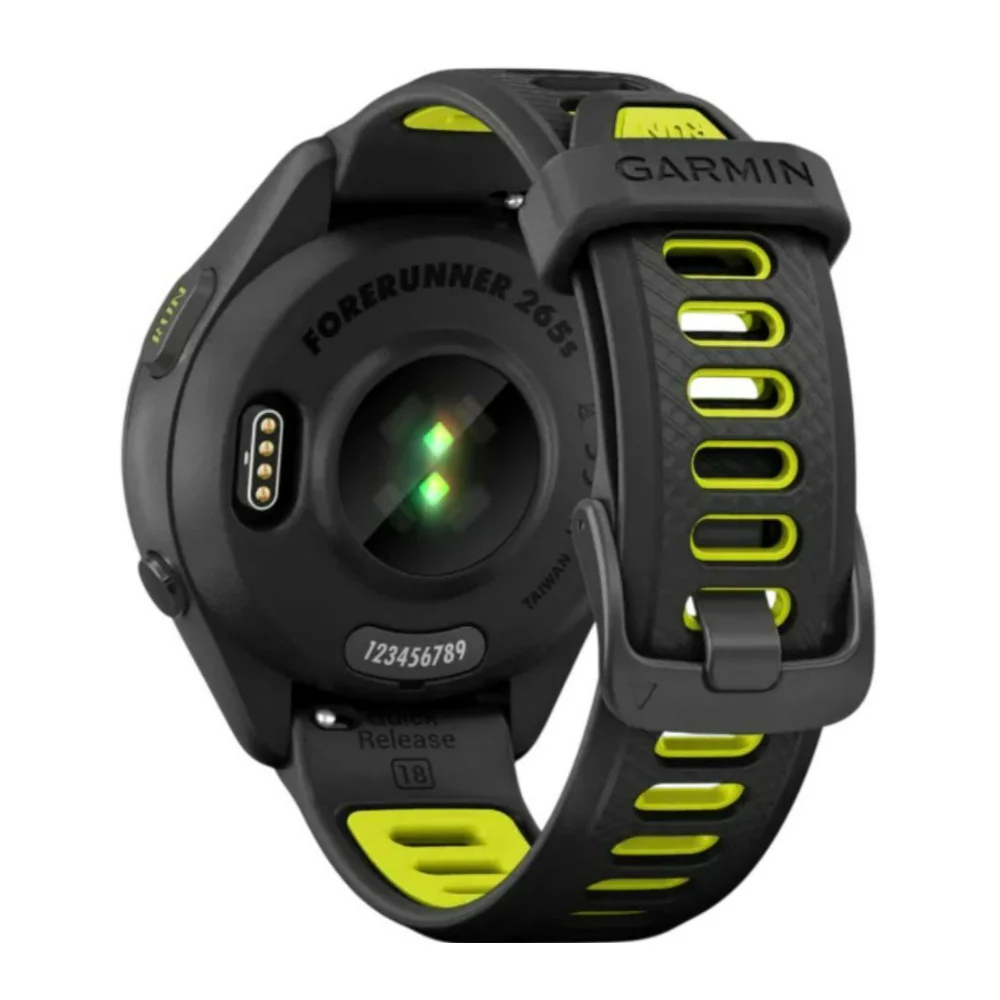 Garmin Forerunner 265S AMOLED GPS Running Smartwatch (Black/Amp Yellow) (Used) - Image 7