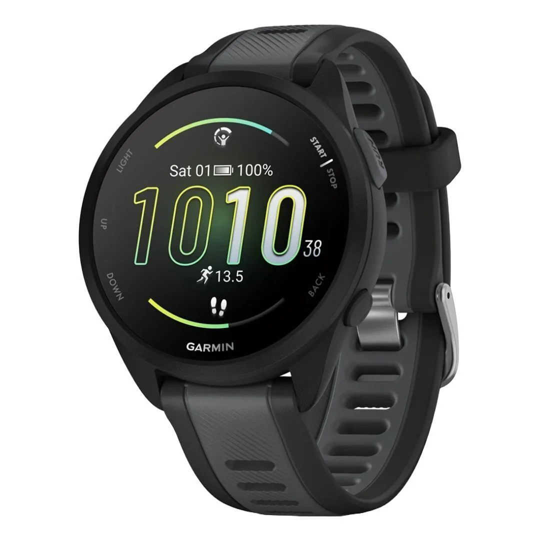 Garmin Forerunner 165 GPS Running Smartwatch (Black/Slate Gray) (Used)