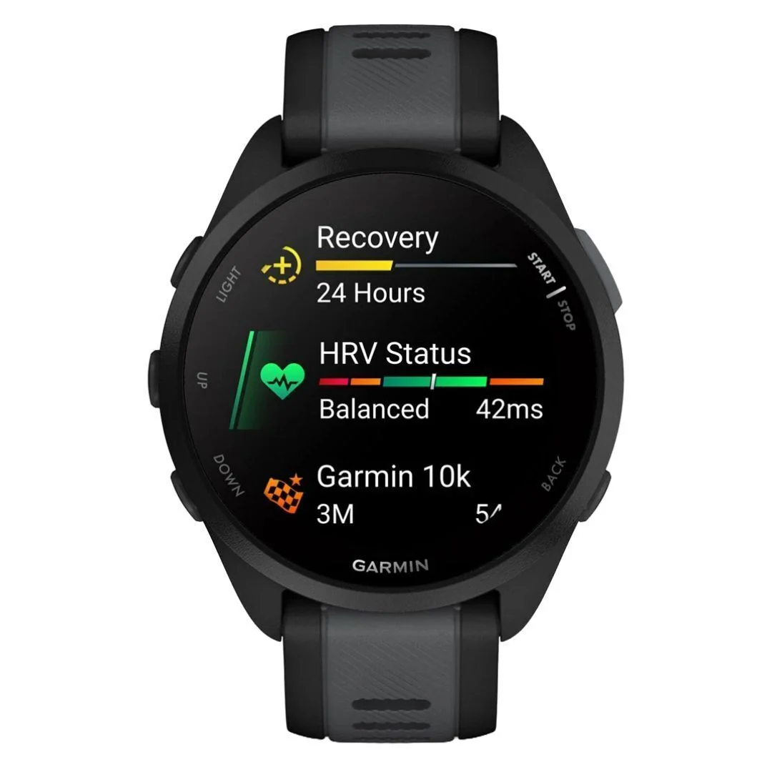 Garmin Forerunner 165 GPS Running Smartwatch (Black-Slate Gray) - Image 3