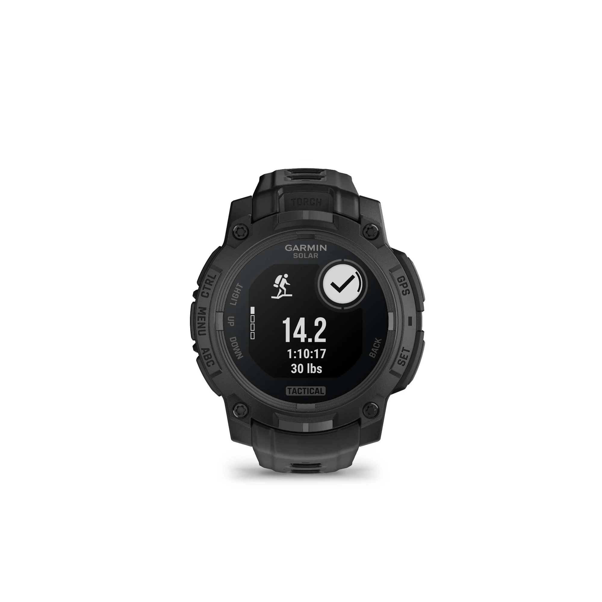 Garmin Instinct 3 45mm Solar Tactical Smartwatch with Built-in Flashlight (Black with Black Band) - Image 11
