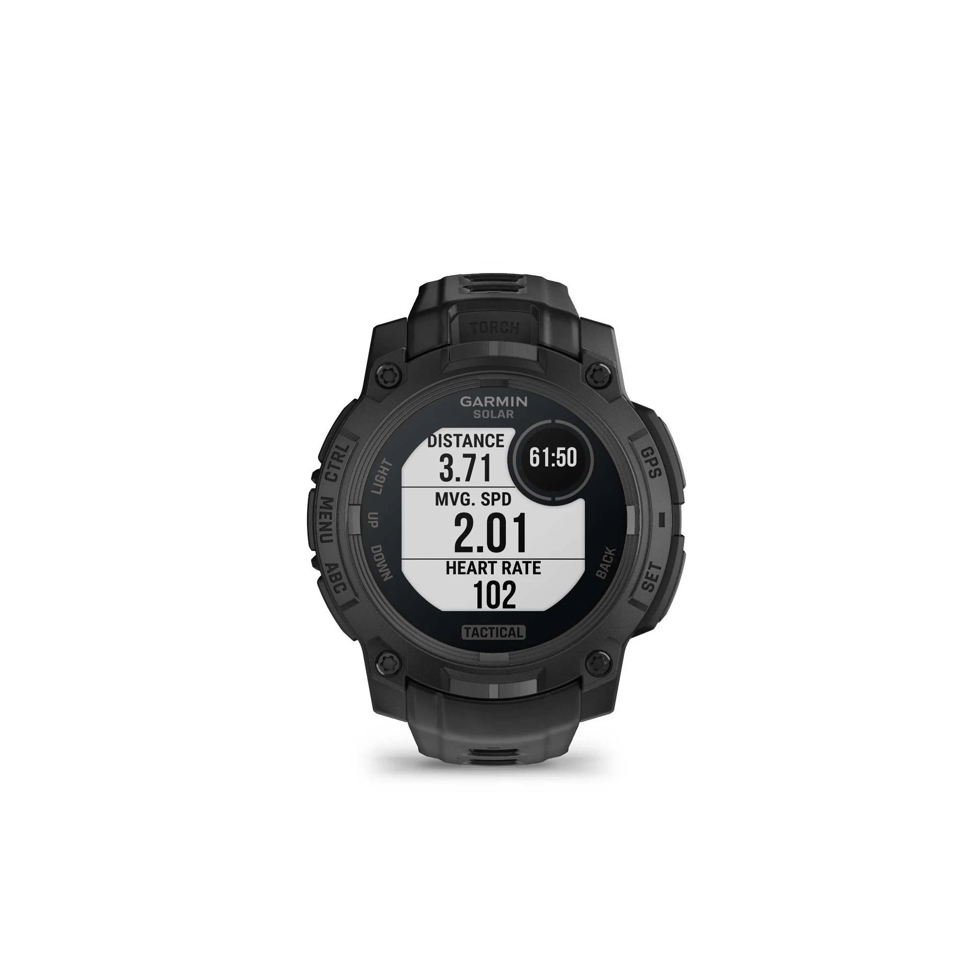 Garmin Instinct 3 45mm Solar Tactical Smartwatch with Built-in Flashlight (Black with Black Band) - Image 9
