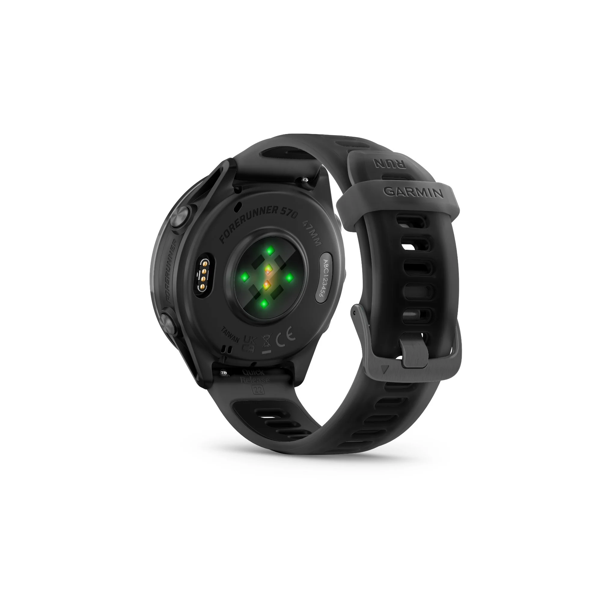 Garmin Forerunner 570 - 47mm Slate Gray with Translucent Black/Black Band - Image 5