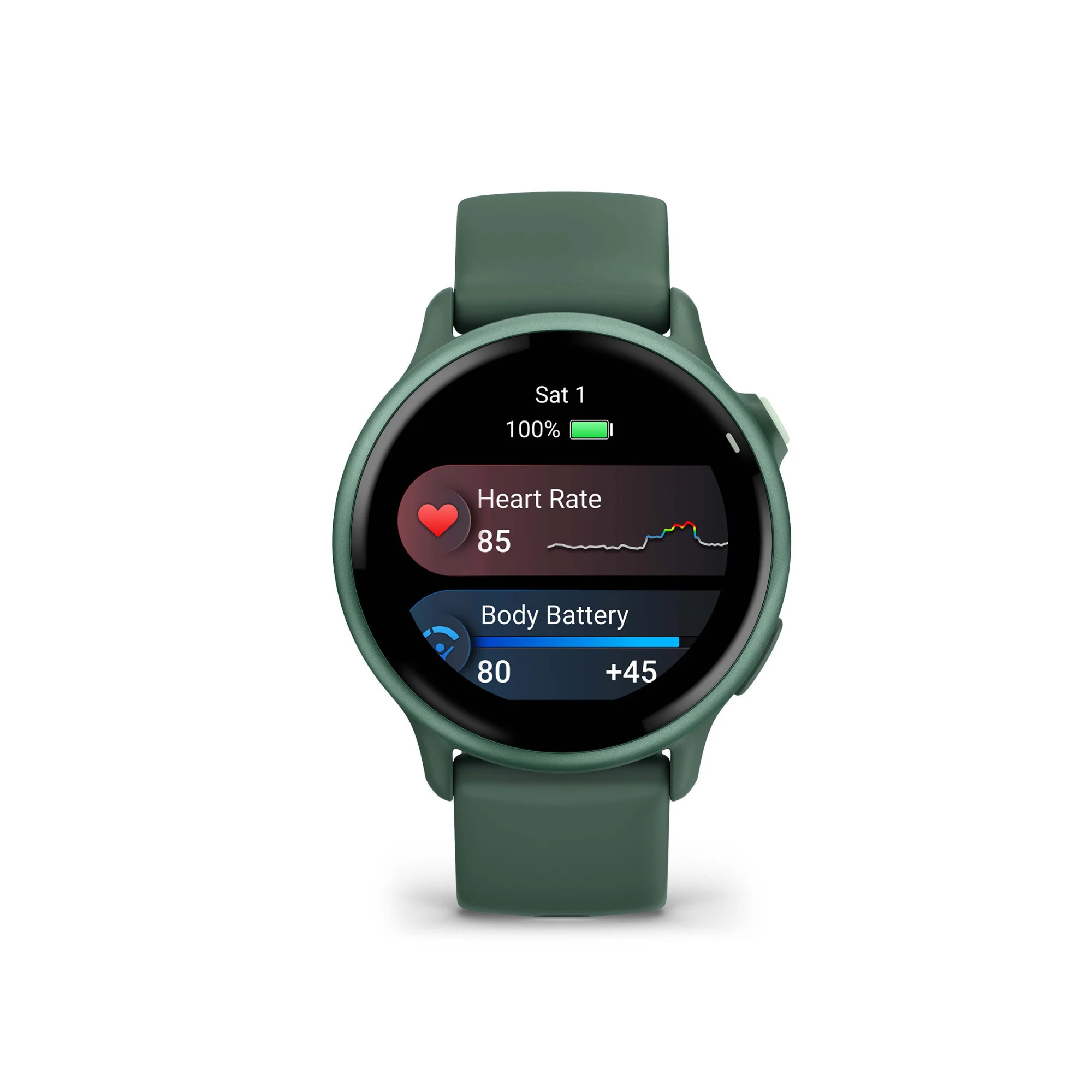 Garmin vivoactive 6 GPS Smartwatch (Metallic Jasper Green) Bundle with Wireless Earbuds - Image 5