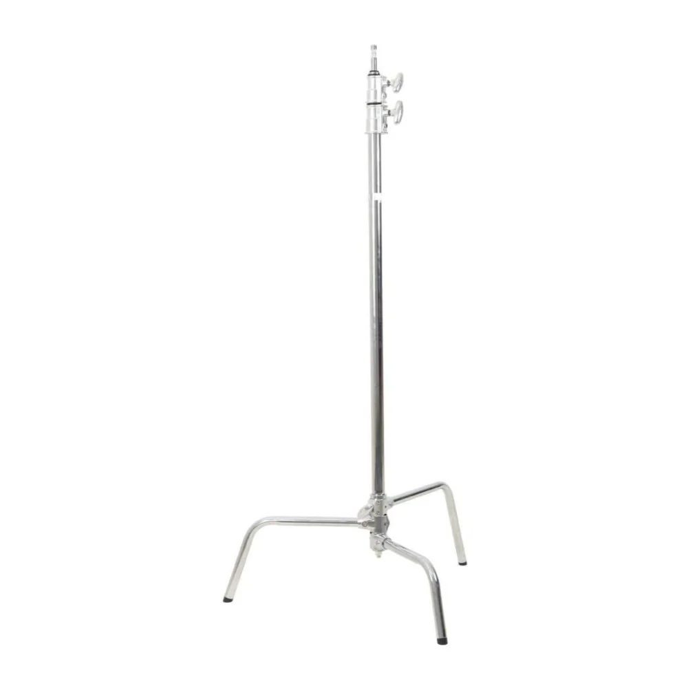 Godox Double Rise 8.8 Feet C-Stand with 50-Inch Arm, Aluminum Construction, and Steady Legs (Silver) - Image 2