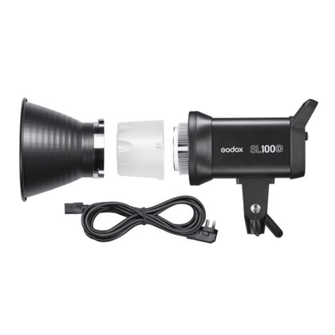 Godox SL100D Bowens Mount Adaptable Daylight LED Video Light with 2 Digital Dials (Black) - Image 5