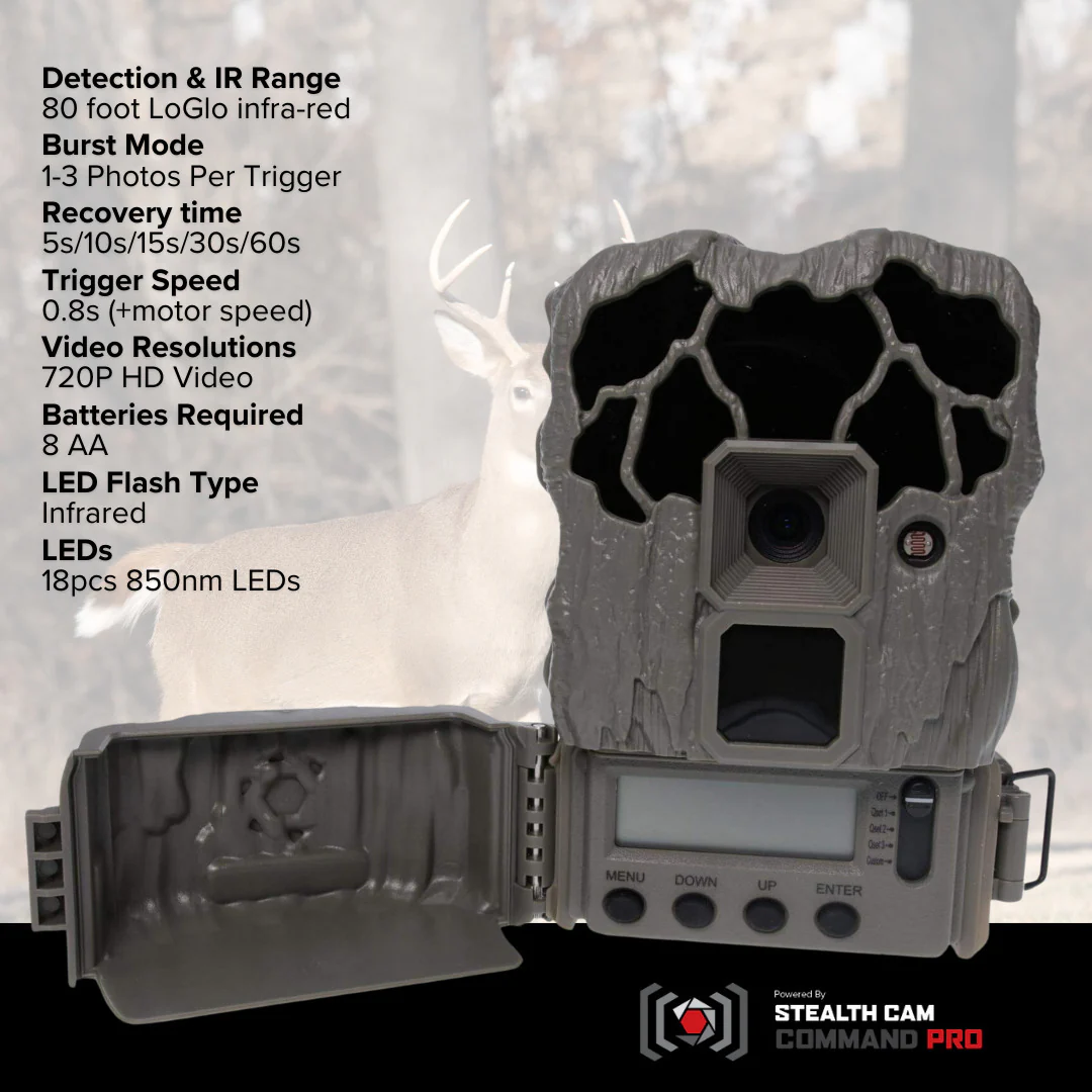 Stealth Cam 20MP Trail Camera with 60 Feet Range Detection and 720P Video (2-Pack) x 6 Bundle - Image 3