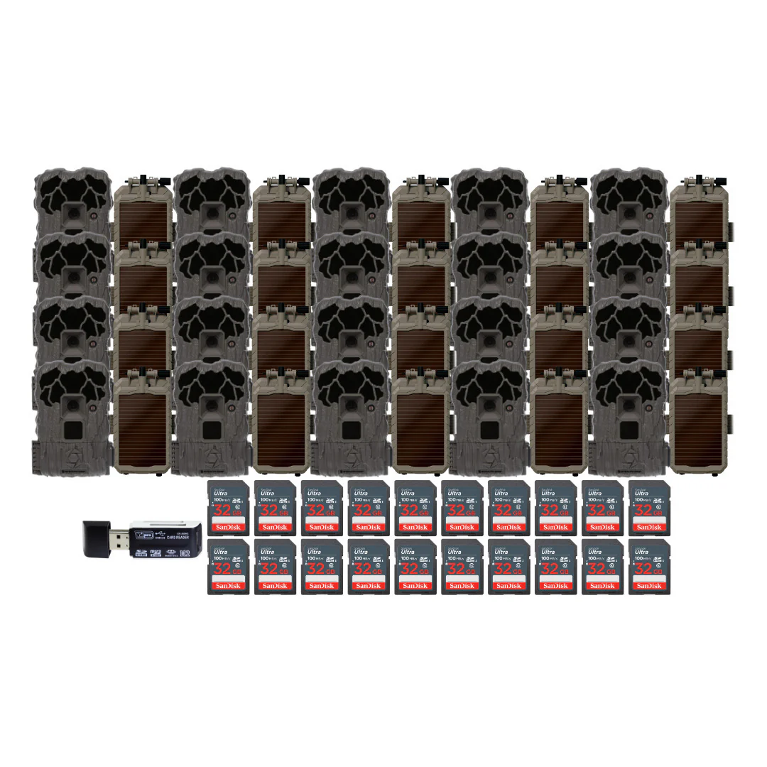 Stealth Cam 20MP Trail Camera with 60 Feet Range Detection and 720P Video (2-Pack) x 10 Bundle