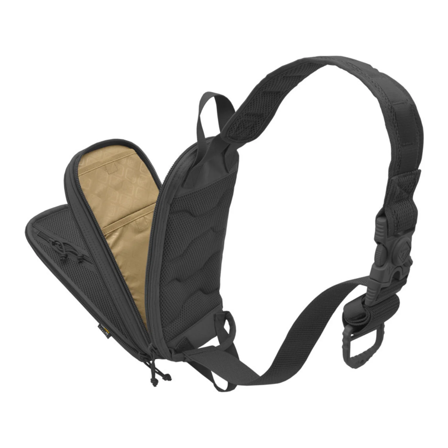 Hazard 4 Bandoleer Compact Hard Shell Ambidextrous Sling Bag (Black) - Image 5