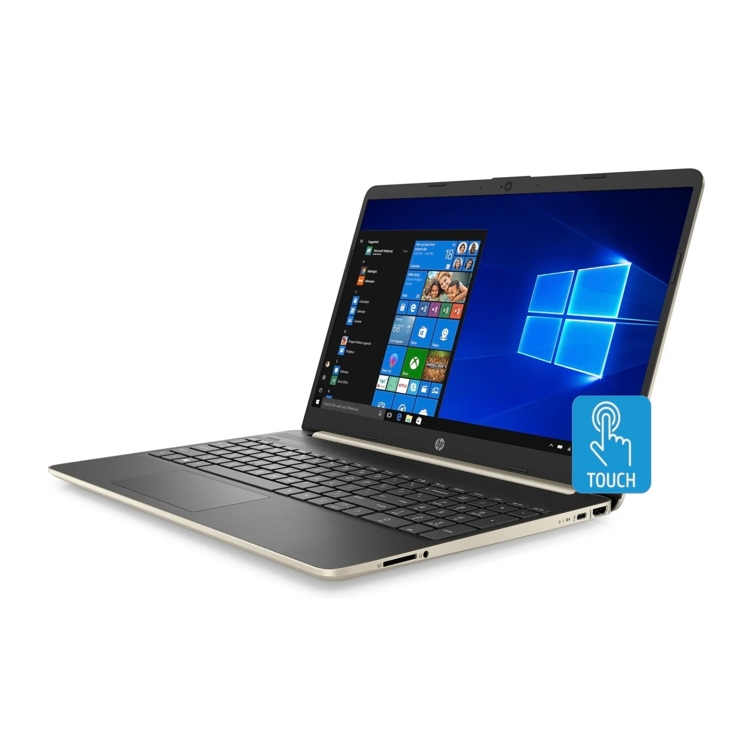 HP 15-EF0015 15.6" HD Touchscreen Laptop, AMD Athlon 300U, 8GB RAM, 256GB SSD (Certified Refurbished) - Image 3
