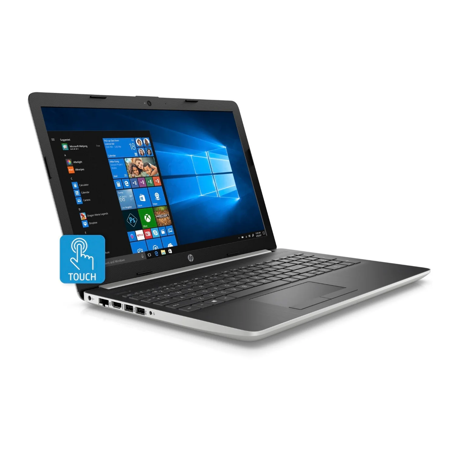 HP Laptop 17CA 17.3" HD+ Touchscreen Laptop, AMD A9-9425, 8GB RAM, 2TB HDD, Microsoft Office 365 (1-Year) (Certified Refurbished) - Image 3