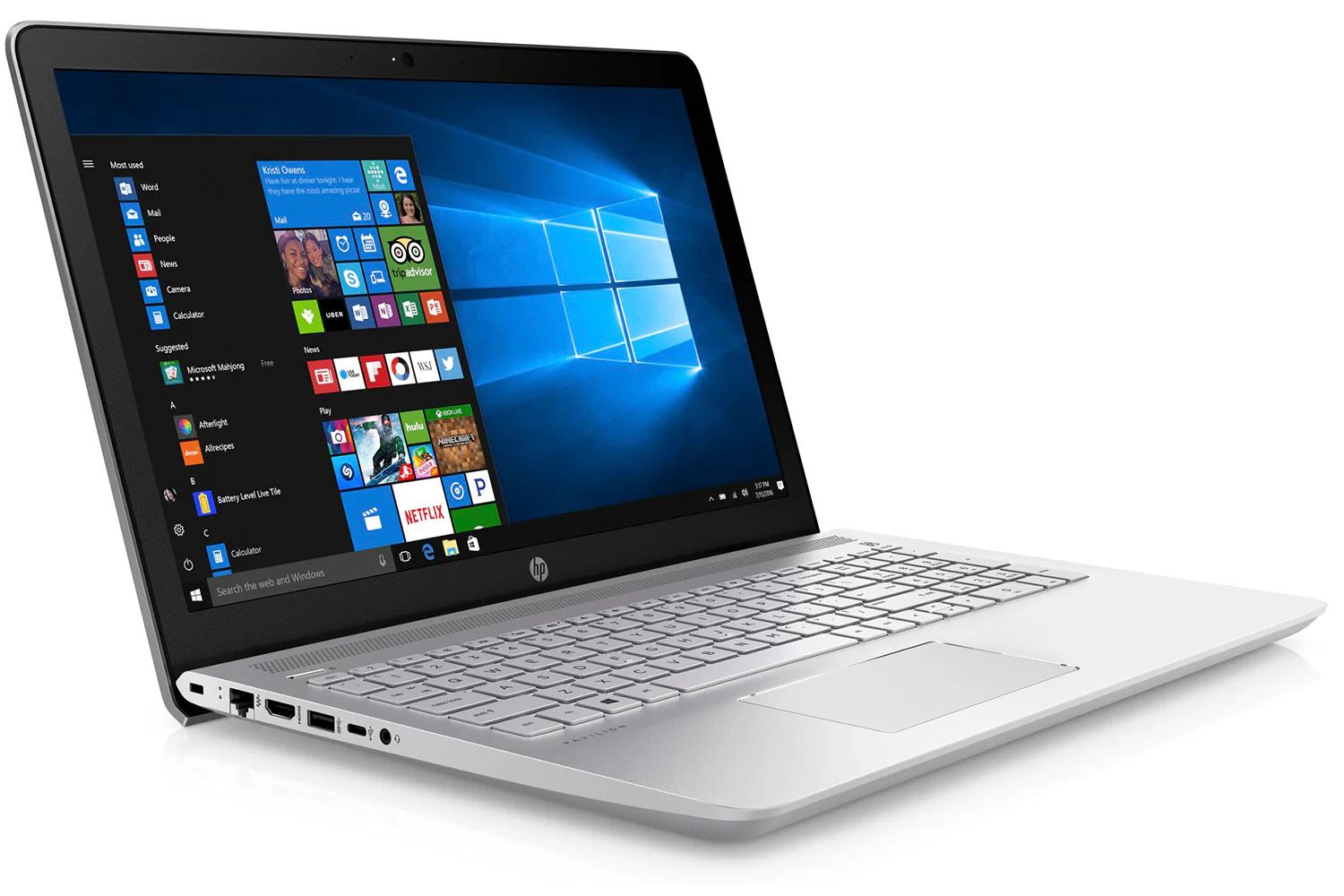 HP 17-AR007 17.3" HD+ Laptop, AMD A12-9720P, 12GB RAM, 2TB HDD (Certified Refurbished) - Image 3
