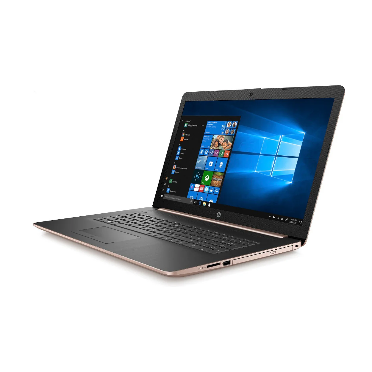 HP 17-by0028ds 17.3" Touchscreen Laptop, Intel Pentium Gold, 8GB RAM, 1TB HDD, Microsoft Office 365 (1-Year) (Certified Refurbished) - Image 3