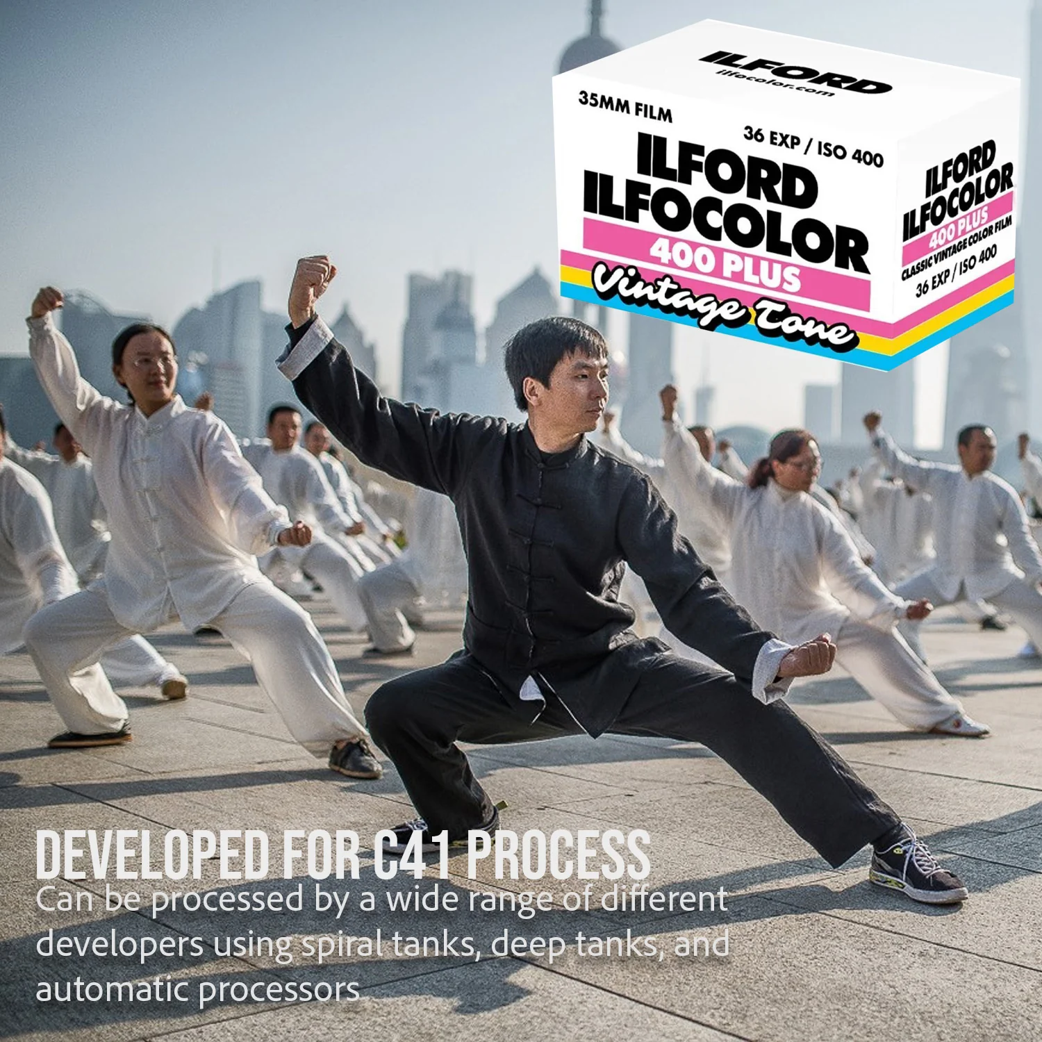 Ilford Ilfocolor Vintage Tone 400 Plus 36 Exposures Color Negative Film Roll (3-Pack) Bundle - Image 6