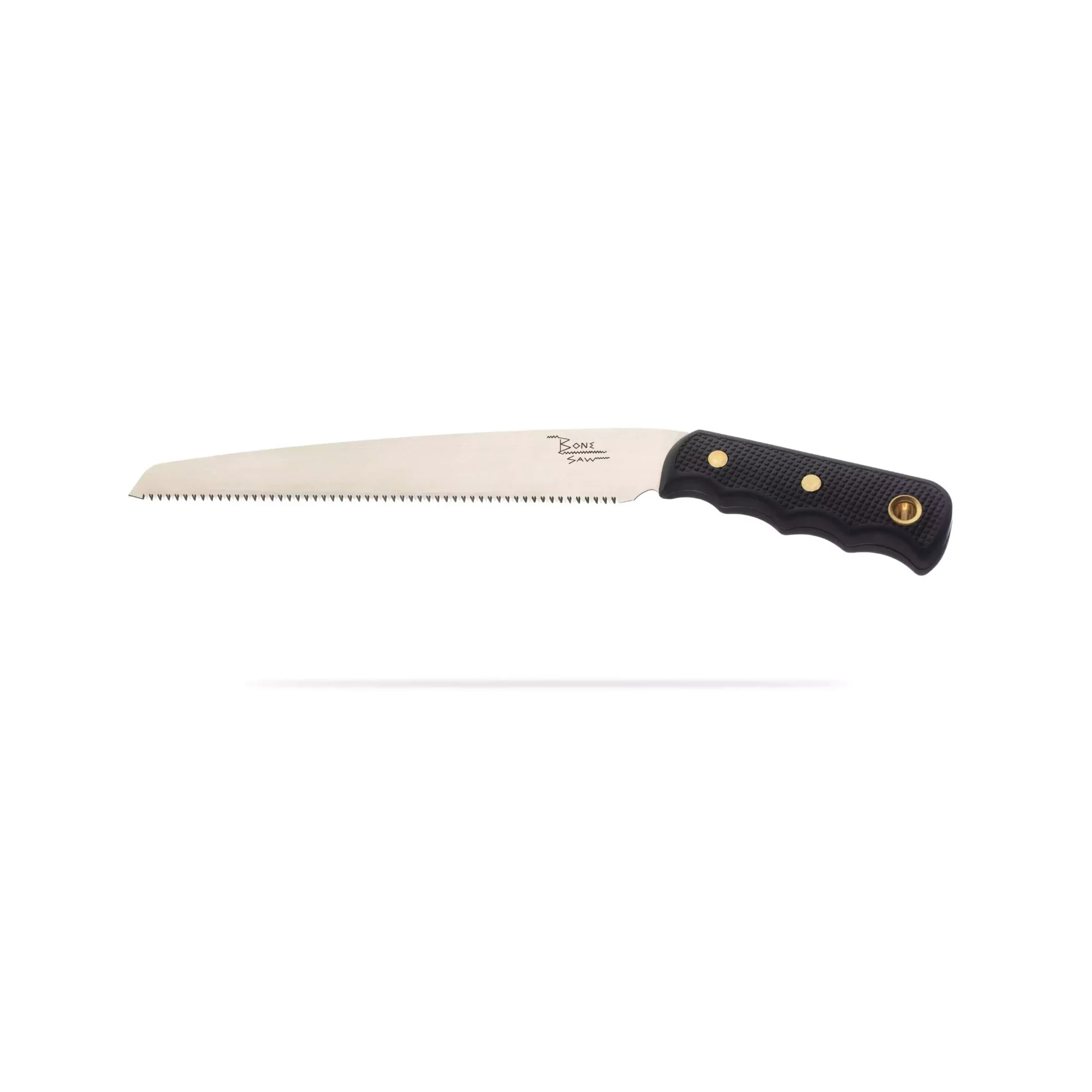 Knives of Alaska Bone Saw 8-Inch SK5 Steel Blade with Leather Sheath - Image 3