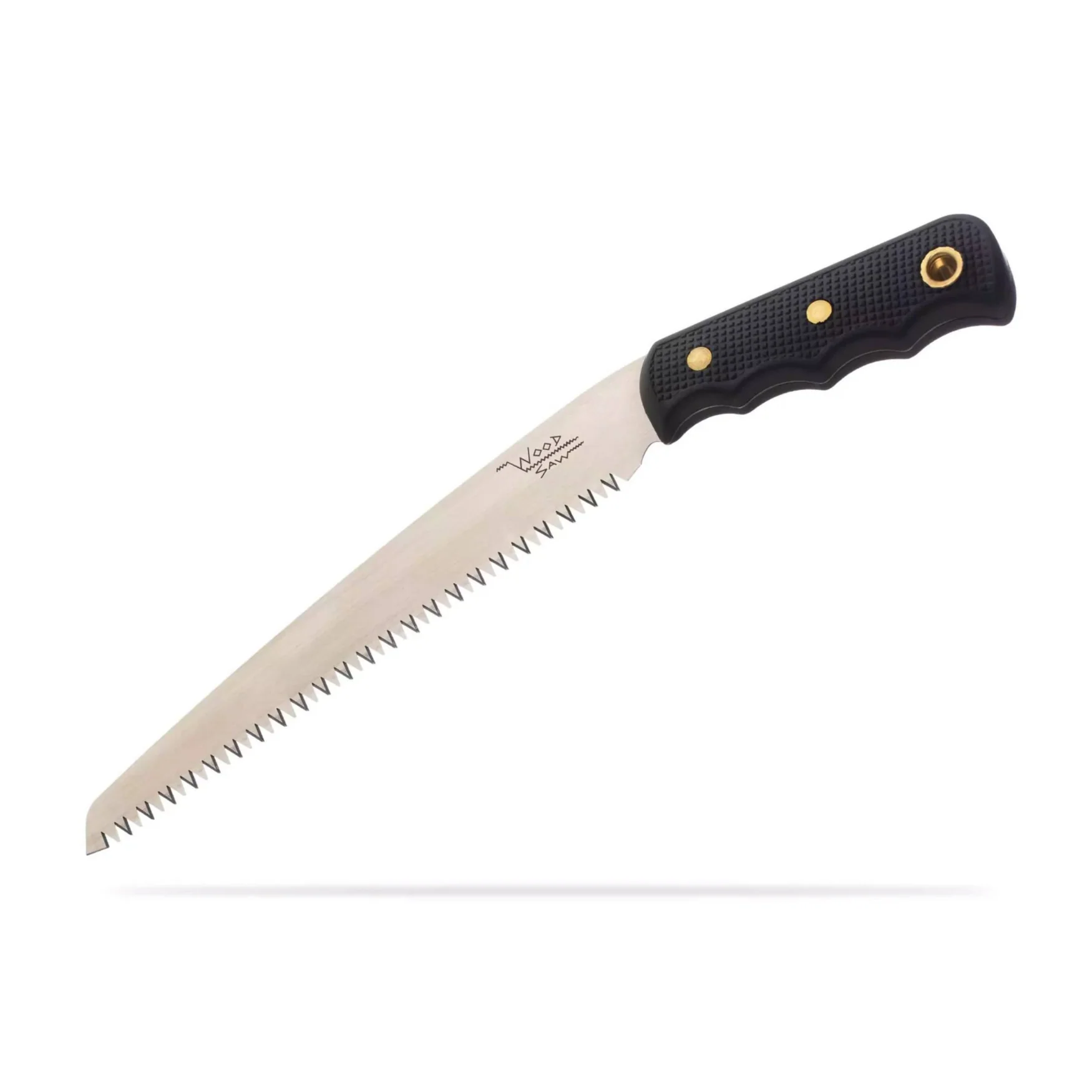 Knives of Alaska 13-Inch Wood Saw with Leather Sheath (Black) - Image 2